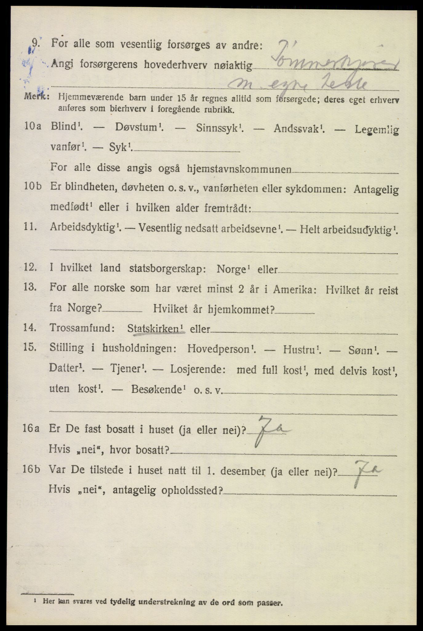 SAH, 1920 census for Eidskog, 1920, p. 2738