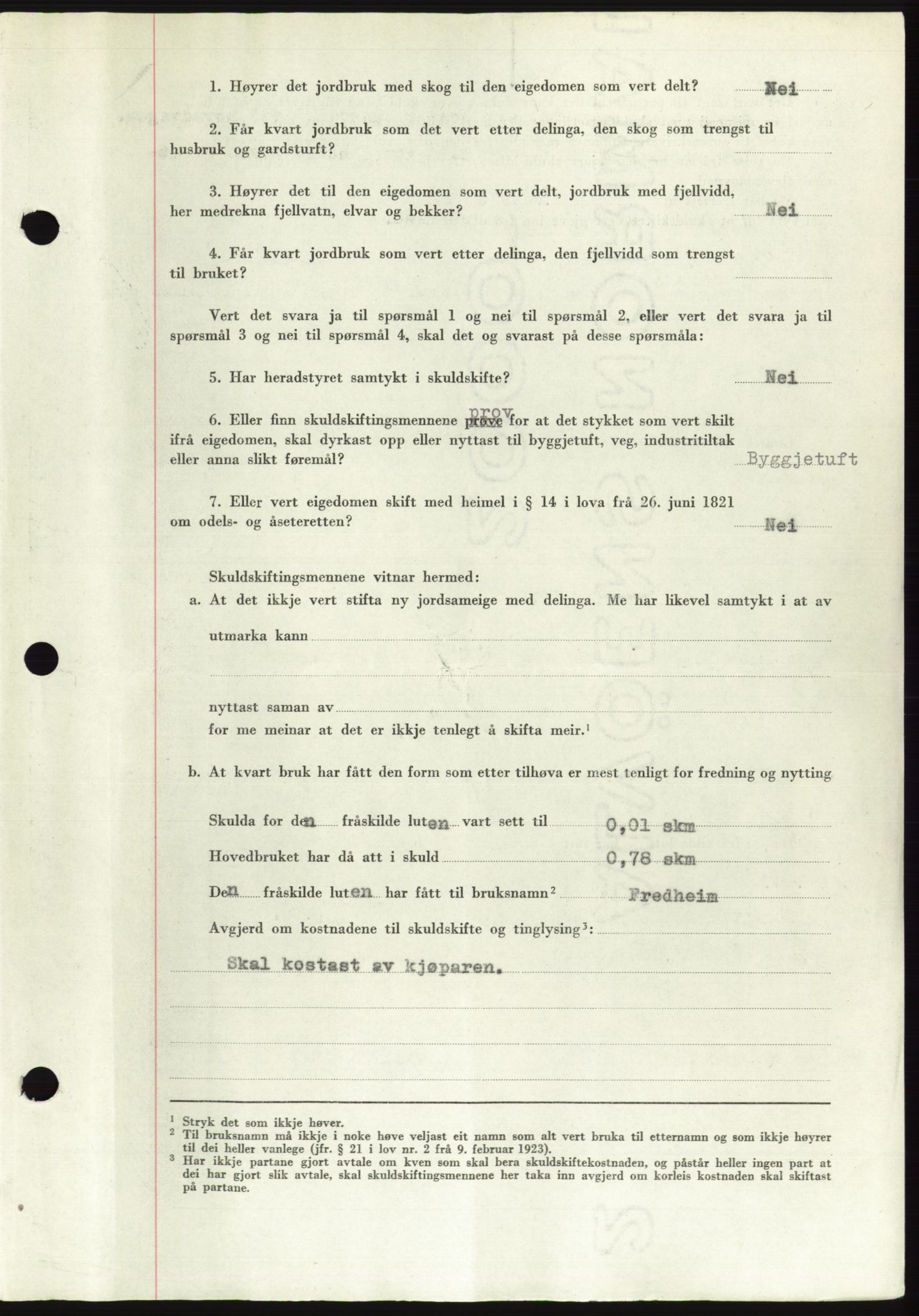 Søre Sunnmøre sorenskriveri, AV/SAT-A-4122/1/2/2C/L0082: Mortgage book no. 8A, 1948-1948, Diary no: : 1229/1948