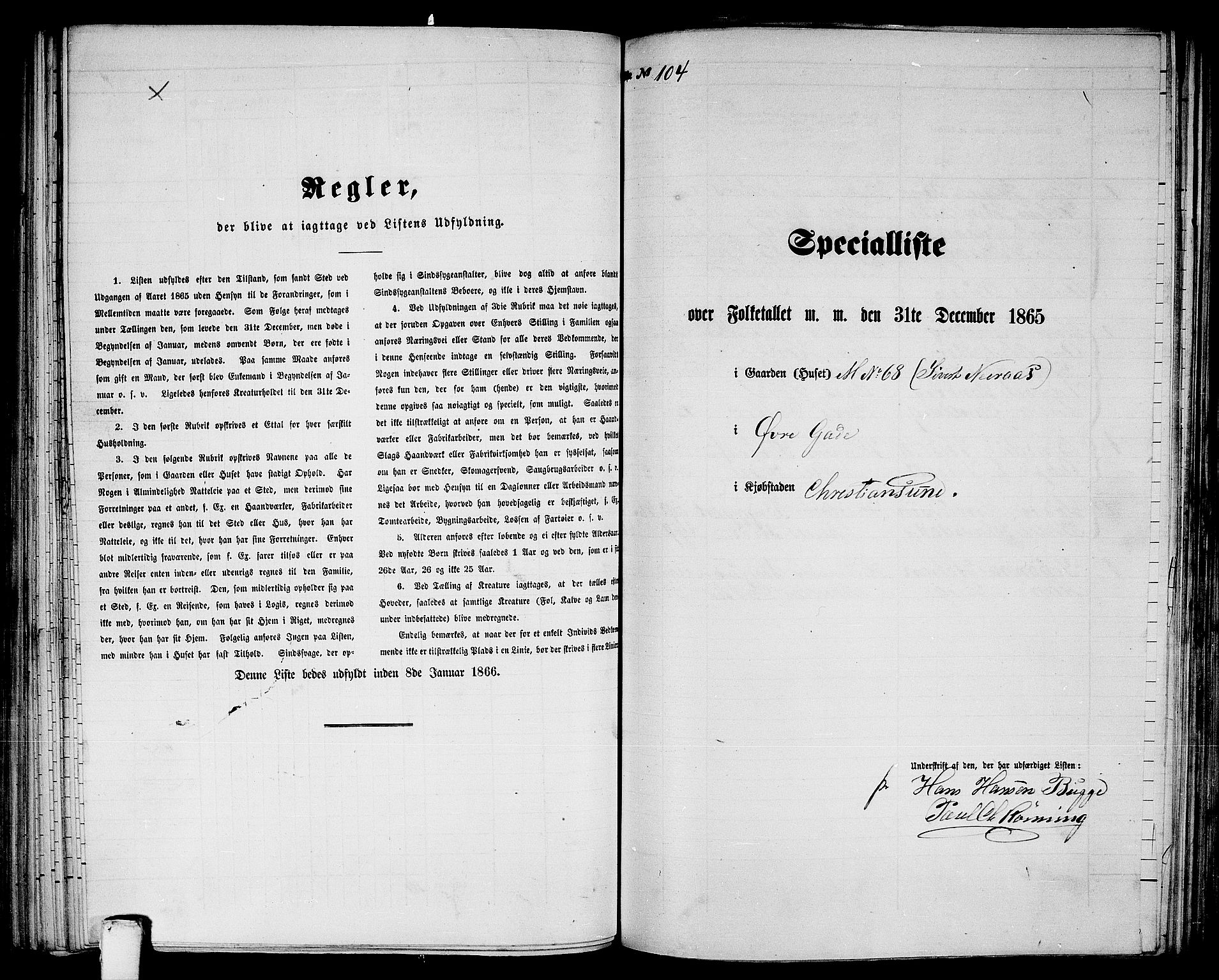 RA, 1865 census for Kristiansund/Kristiansund, 1865, p. 216