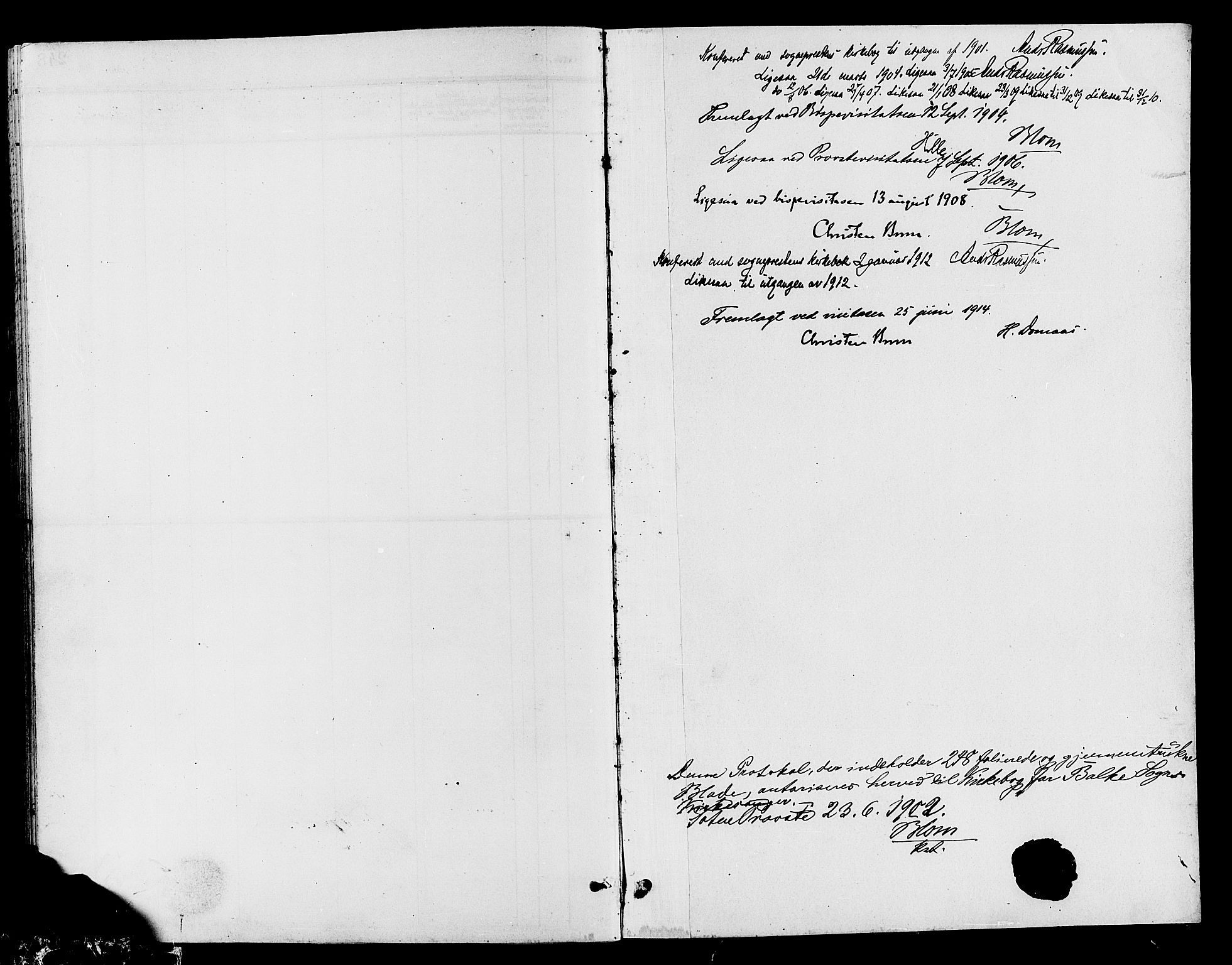 Østre Toten prestekontor, AV/SAH-PREST-104/H/Ha/Hab/L0007: Parish register (copy) no. 7, 1901-1912
