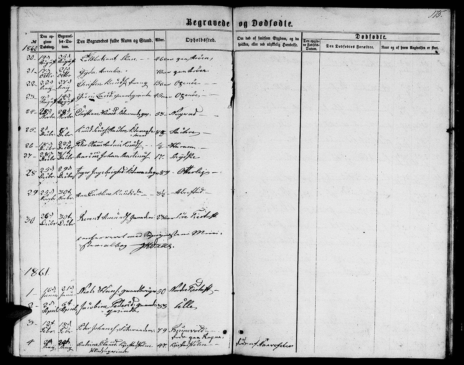 Ministerialprotokoller, klokkerbøker og fødselsregistre - Møre og Romsdal, AV/SAT-A-1454/536/L0508: Parish register (copy) no. 536C03, 1860-1870, p. 175