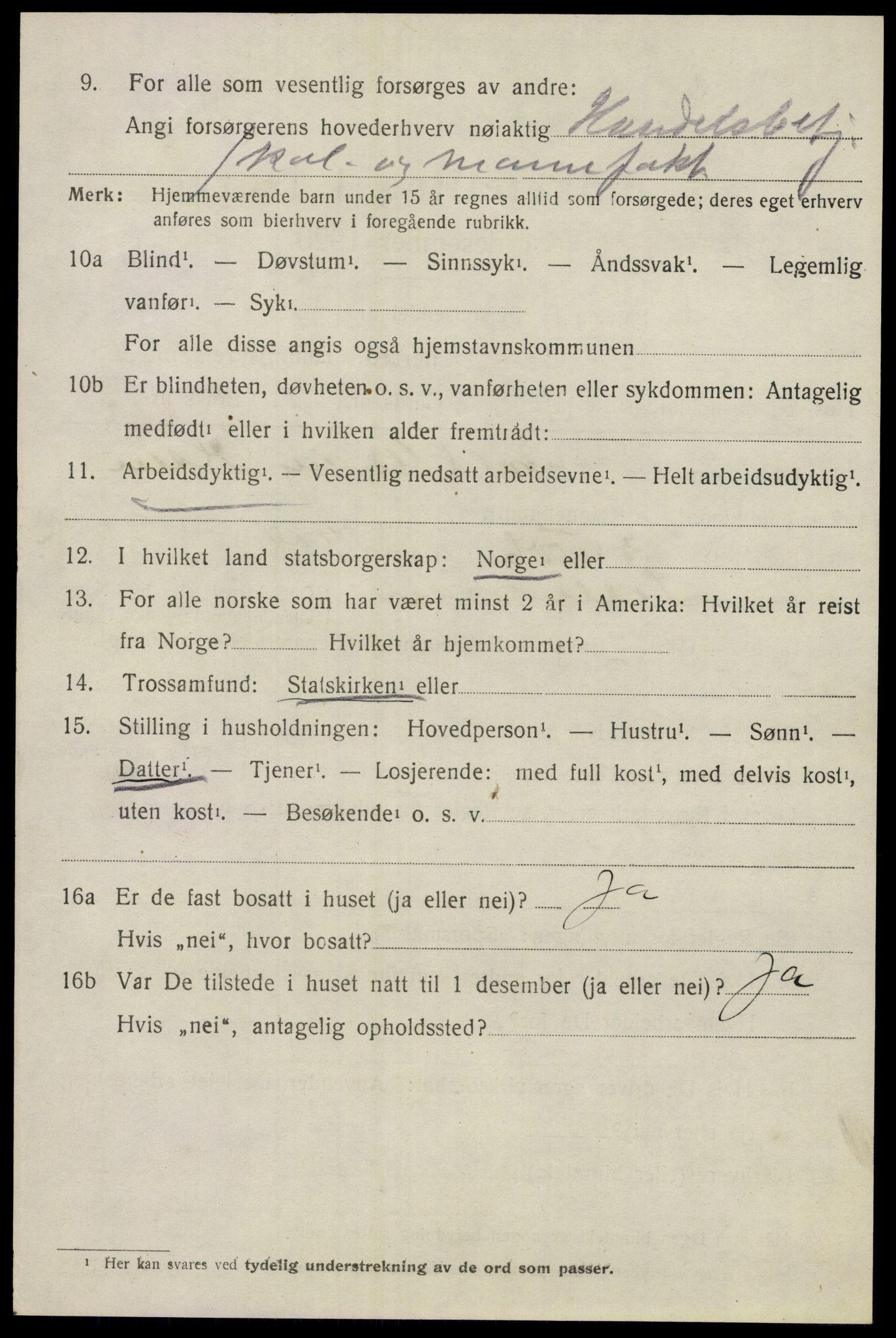 SAO, 1920 census for Lillestrøm, 1920, p. 7439