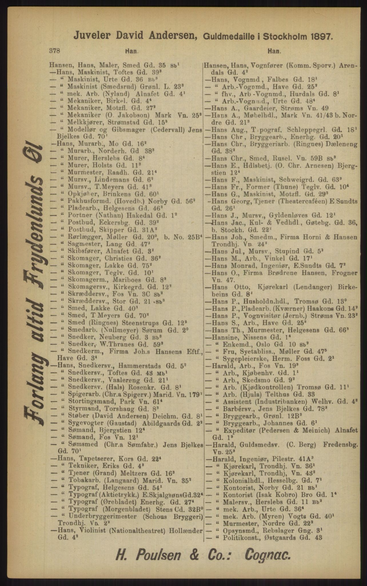 Kristiania/Oslo adressebok, PUBL/-, 1902, p. 378