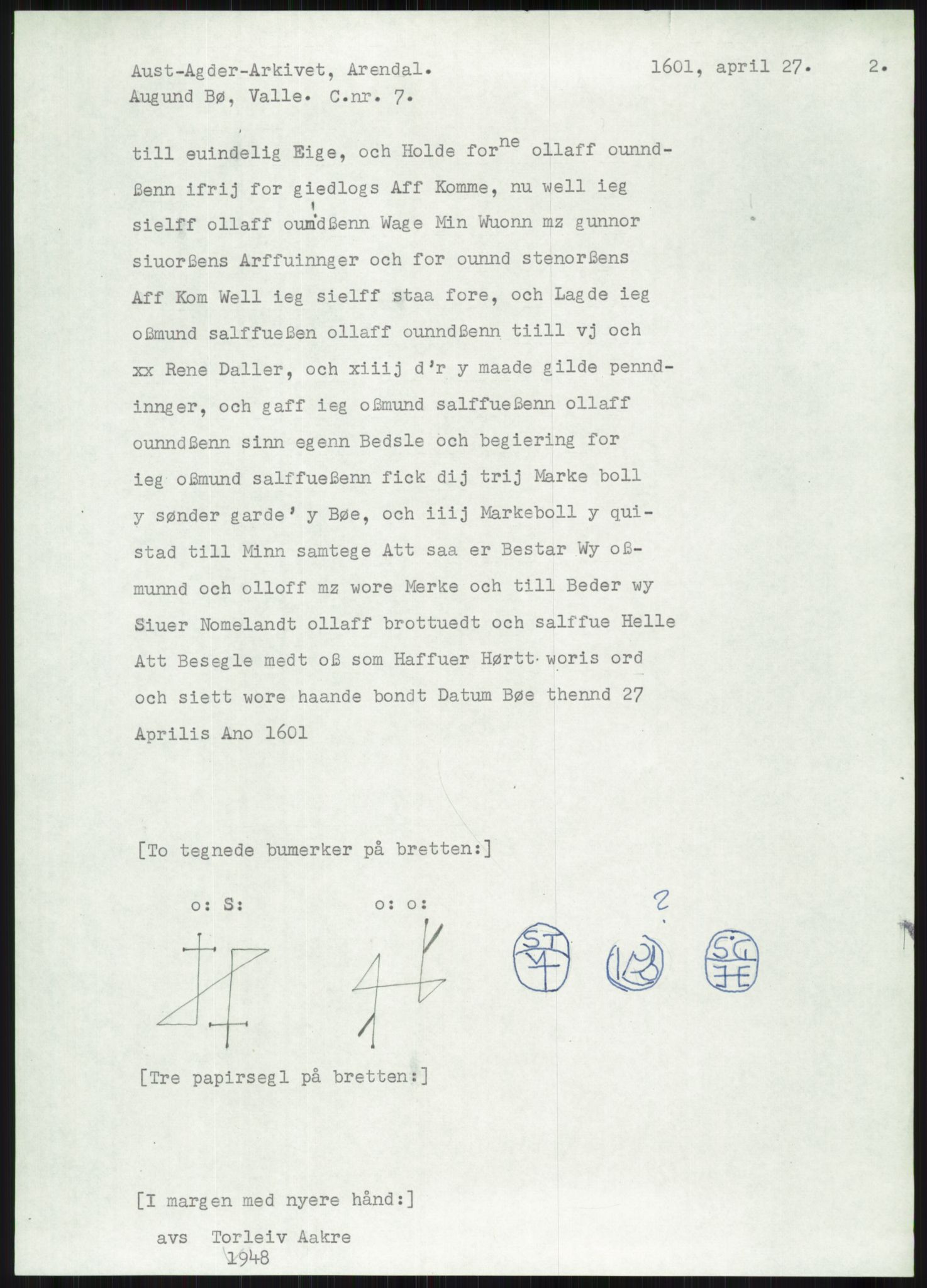 Samlinger til kildeutgivelse, Diplomavskriftsamlingen, AV/RA-EA-4053/H/Ha, p. 1304