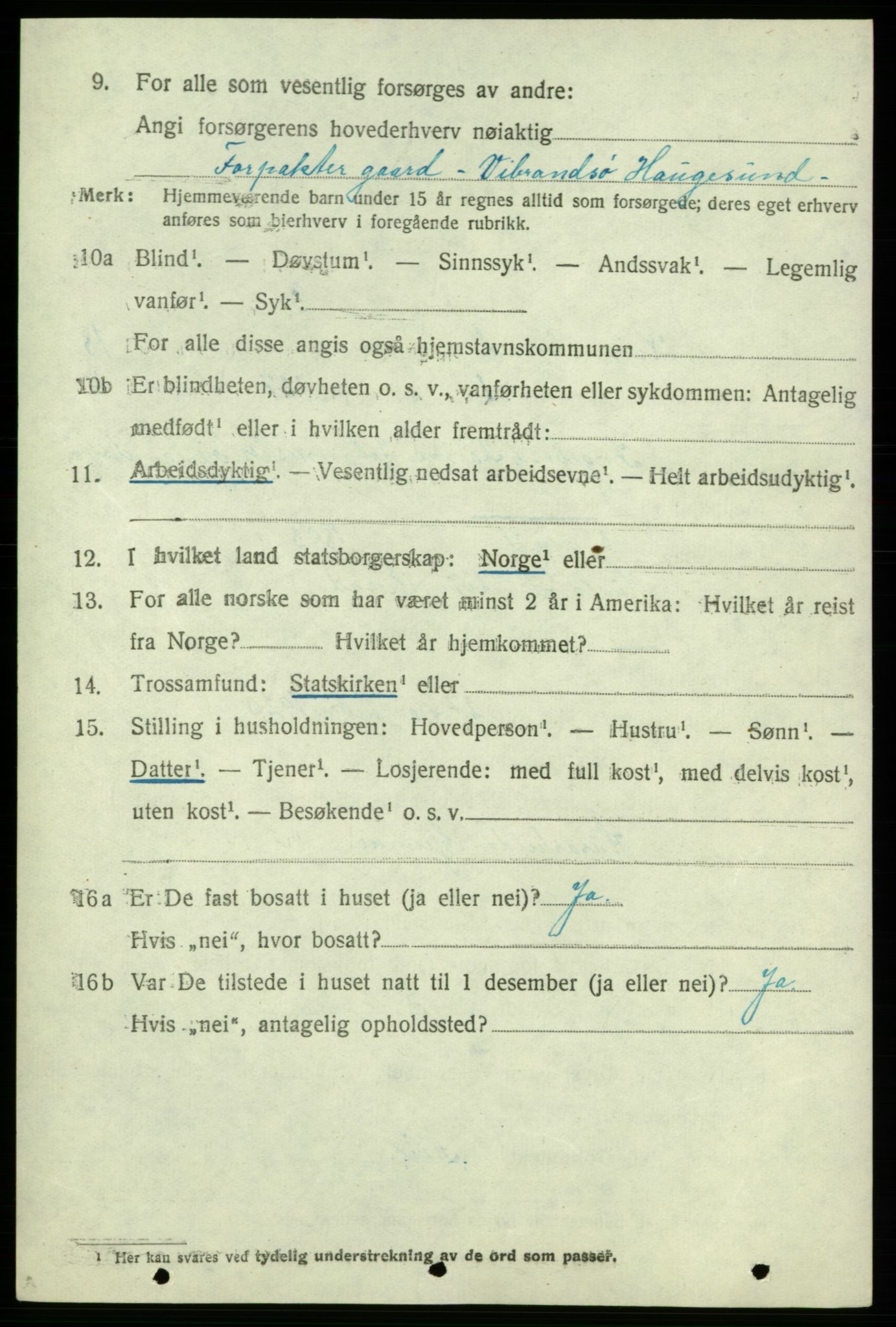 SAB, 1920 census for Kvinnherad, 1920, p. 11597