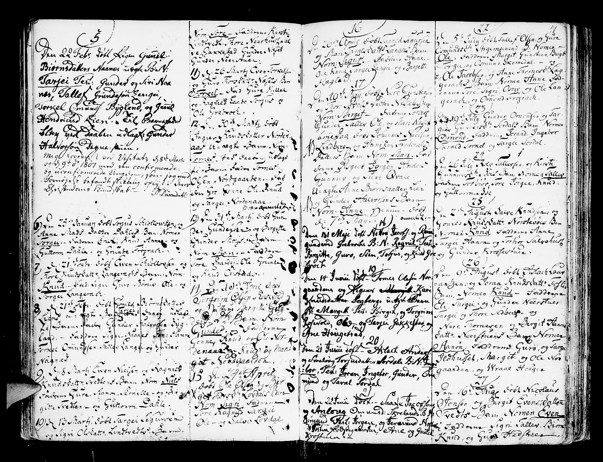 Bygland sokneprestkontor, AV/SAK-1111-0006/F/Fa/Fab/L0002: Parish register (official) no. A 2, 1766-1816, p. 41