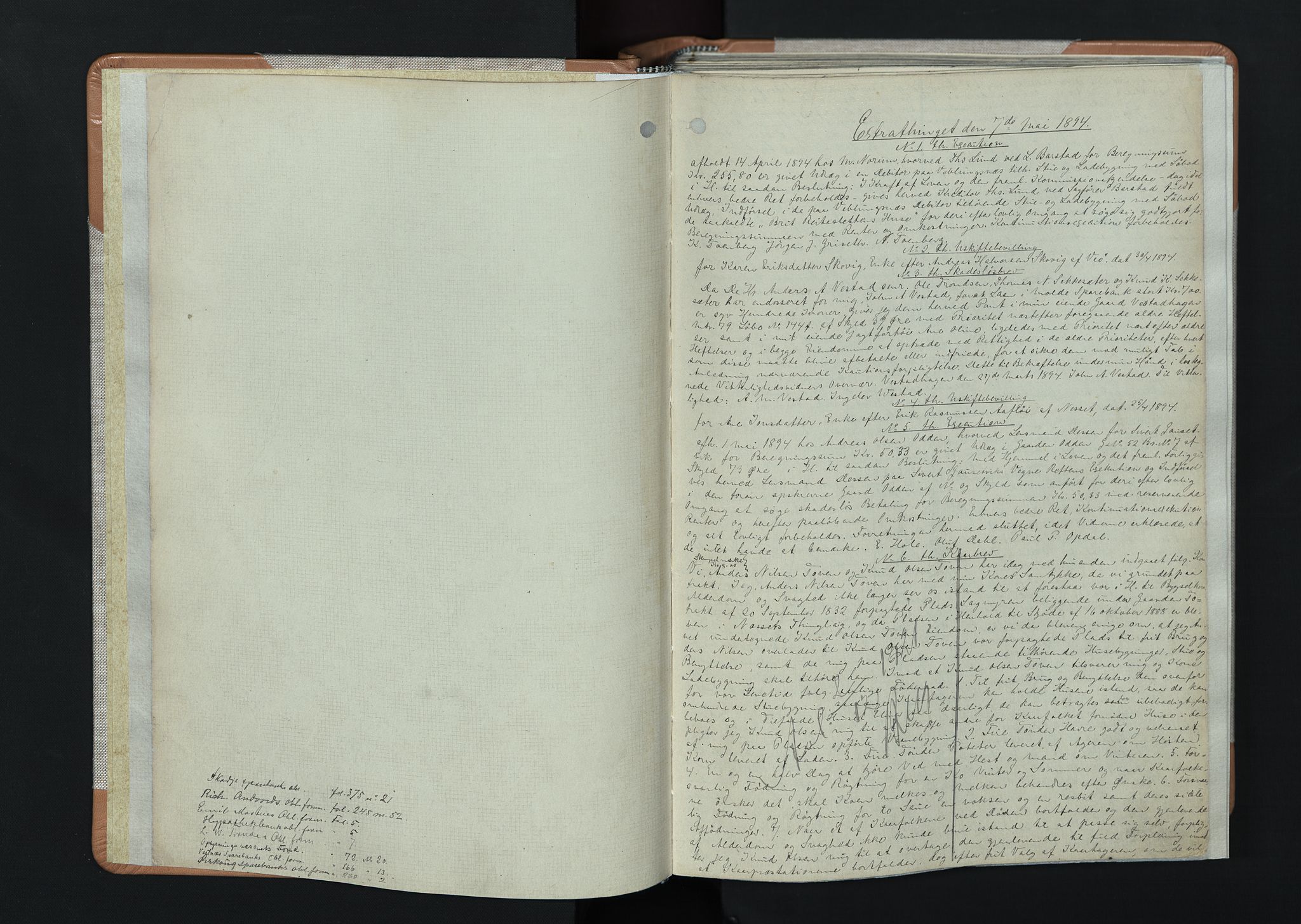 Romsdal sorenskriveri, SAT/A-4149/1/2/2C/L0026: Mortgage book no. 23 I, 1894-1896