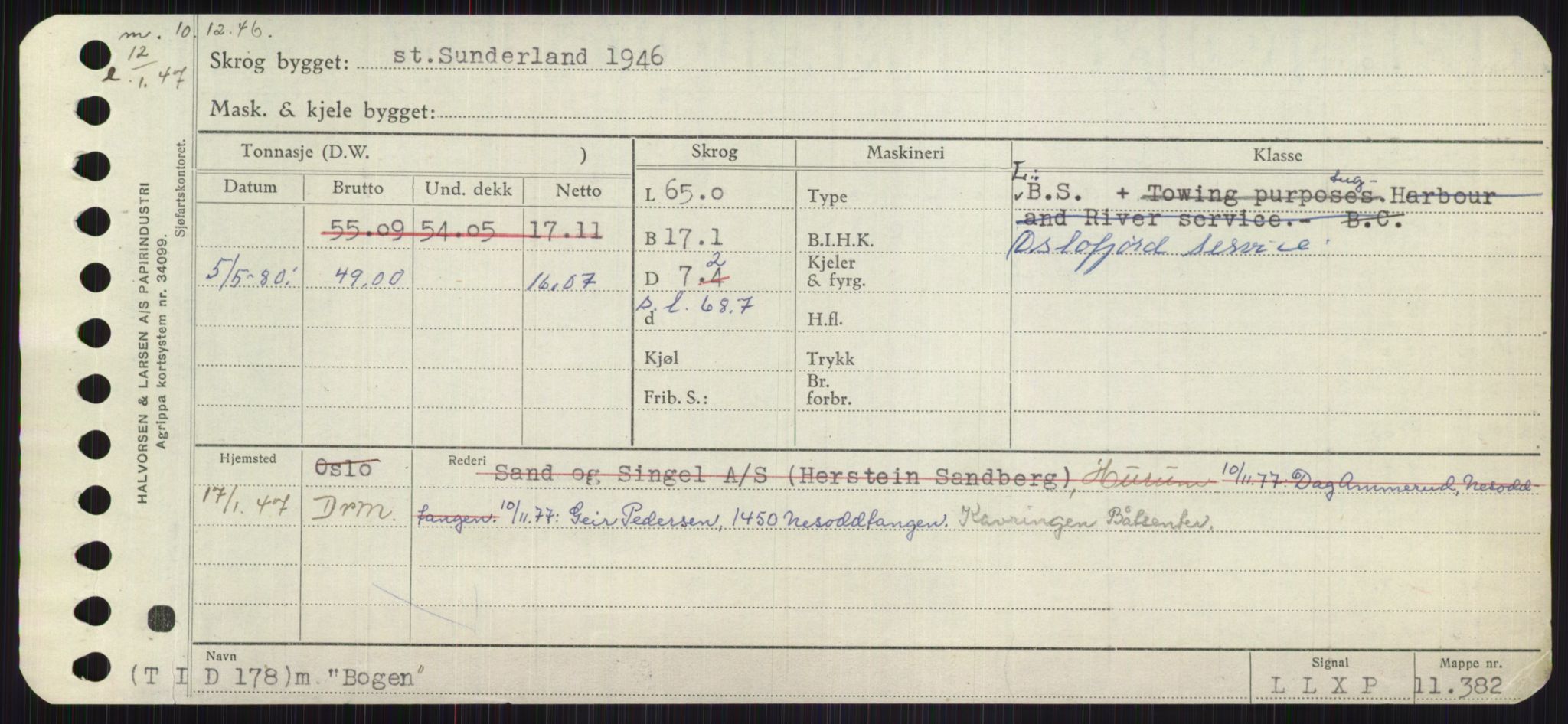 Sjøfartsdirektoratet med forløpere, Skipsmålingen, AV/RA-S-1627/H/Ha/L0001/0002: Fartøy, A-Eig / Fartøy Bjør-Eig, p. 101