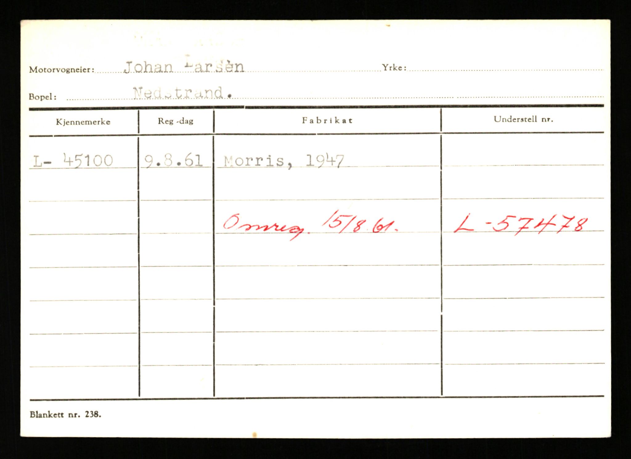 Stavanger trafikkstasjon, SAST/A-101942/0/G/L0006: Registreringsnummer: 34250 - 49007, 1930-1971, p. 2796