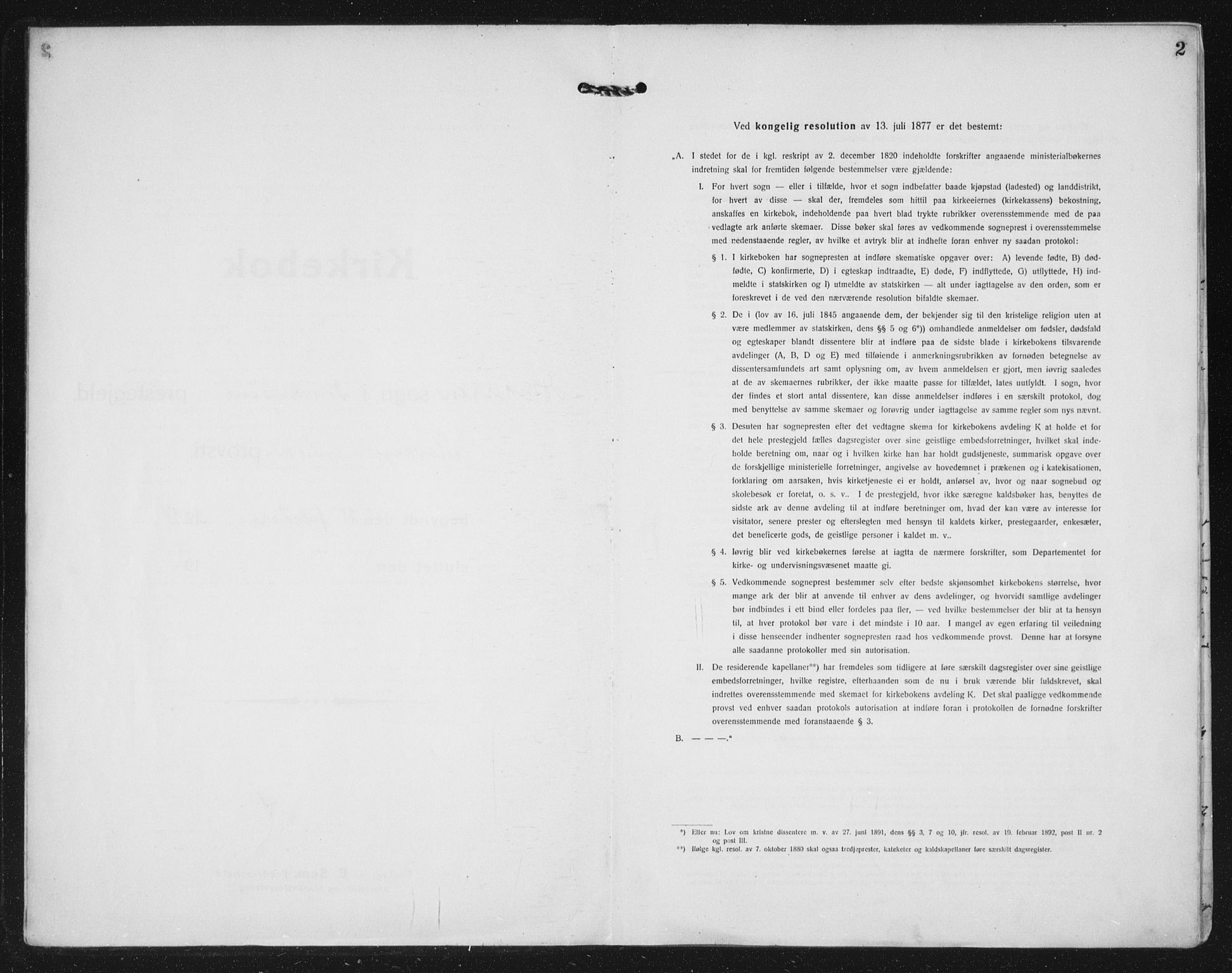 Domkirken sokneprestkontor, AV/SAST-A-101812/002/A/L0017: Parish register (official) no. A 36, 1917-1938, p. 2