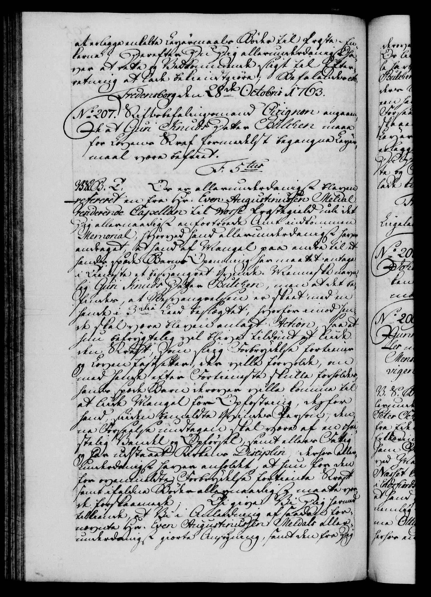 Danske Kanselli 1572-1799, AV/RA-EA-3023/F/Fc/Fca/Fcab/L0037: Norske tegnelser, 1762-1766, p. 295b