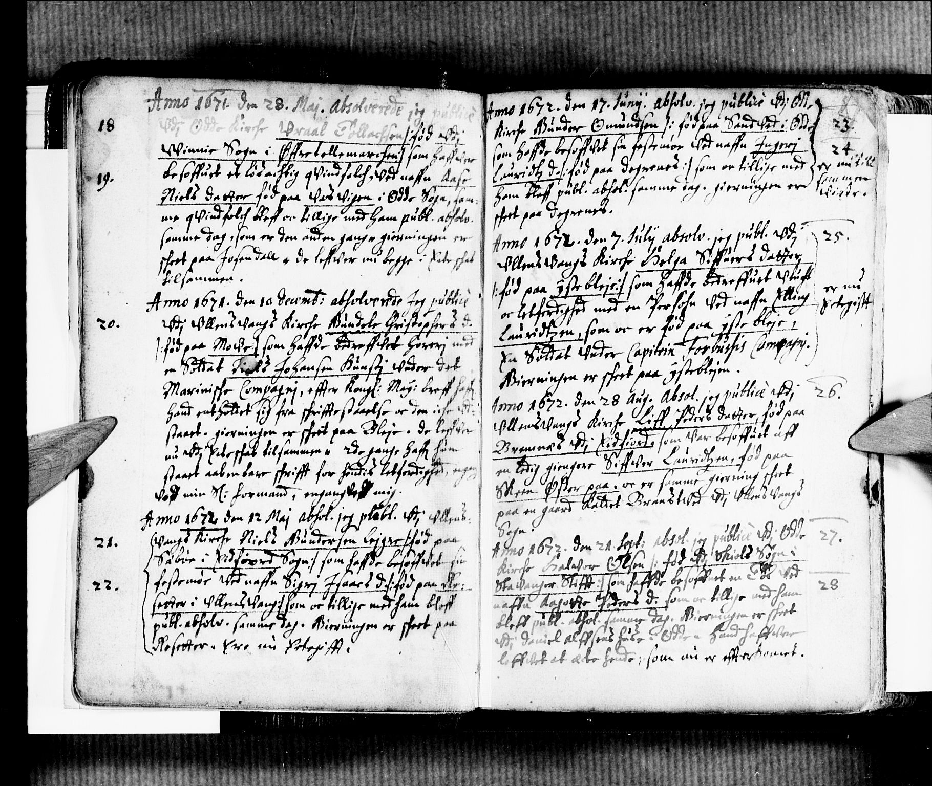 Ullensvang sokneprestembete, SAB/A-78701/H/Haa: Parish register (official) no. A 2, 1669-1732, p. 4
