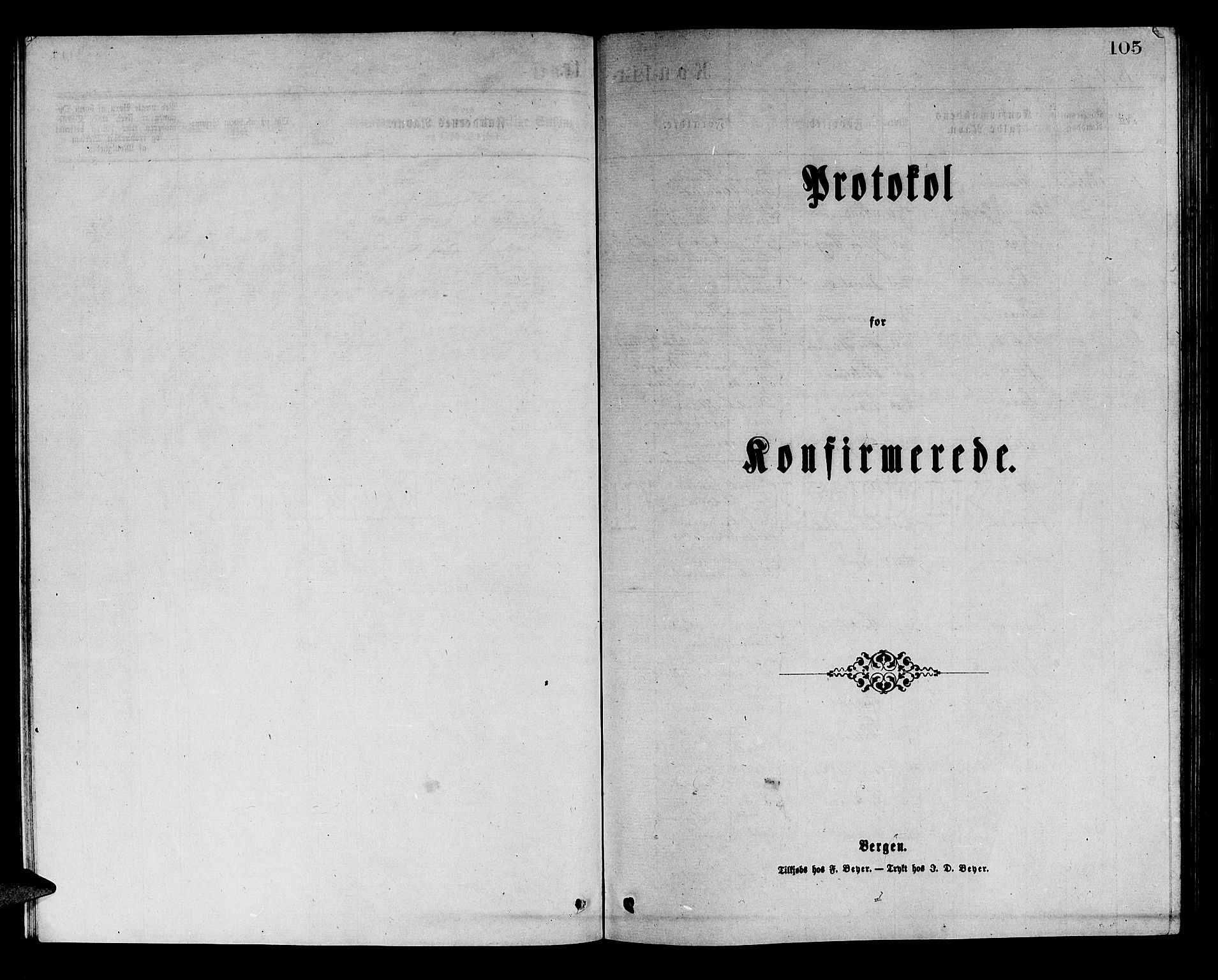 Masfjorden Sokneprestembete, SAB/A-77001: Parish register (copy) no. A 2, 1876-1891, p. 105