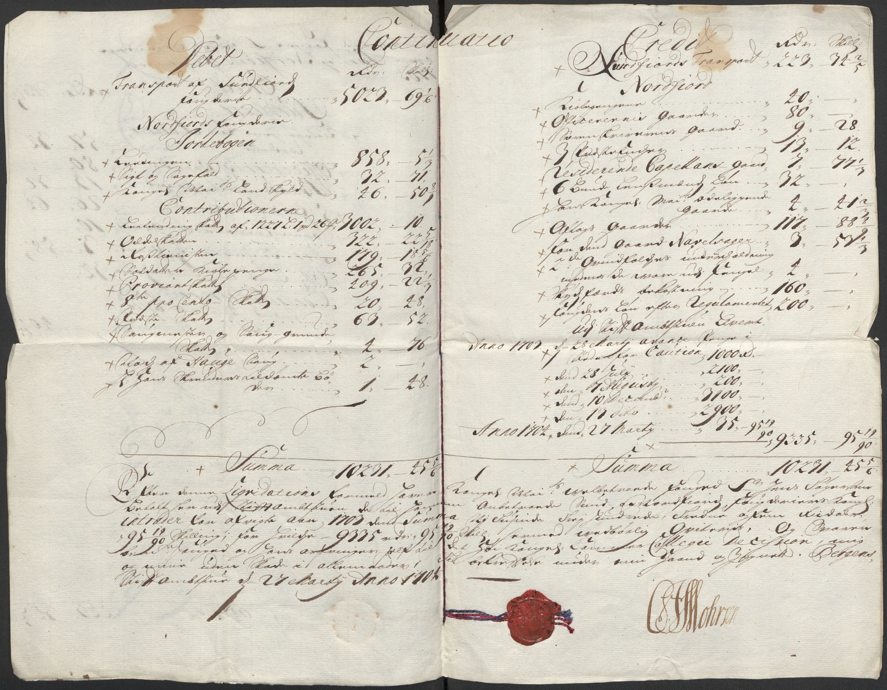 Rentekammeret inntil 1814, Reviderte regnskaper, Fogderegnskap, AV/RA-EA-4092/R53/L3427: Fogderegnskap Sunn- og Nordfjord, 1703, p. 22