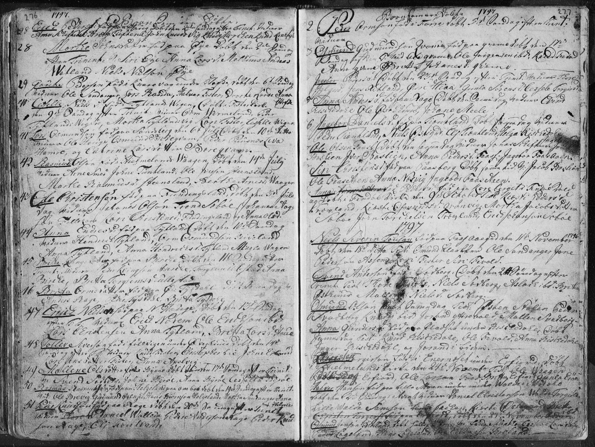 Hjelmeland sokneprestkontor, AV/SAST-A-101843/01/IV/L0001: Parish register (official) no. A 1, 1760-1799, p. 276-277