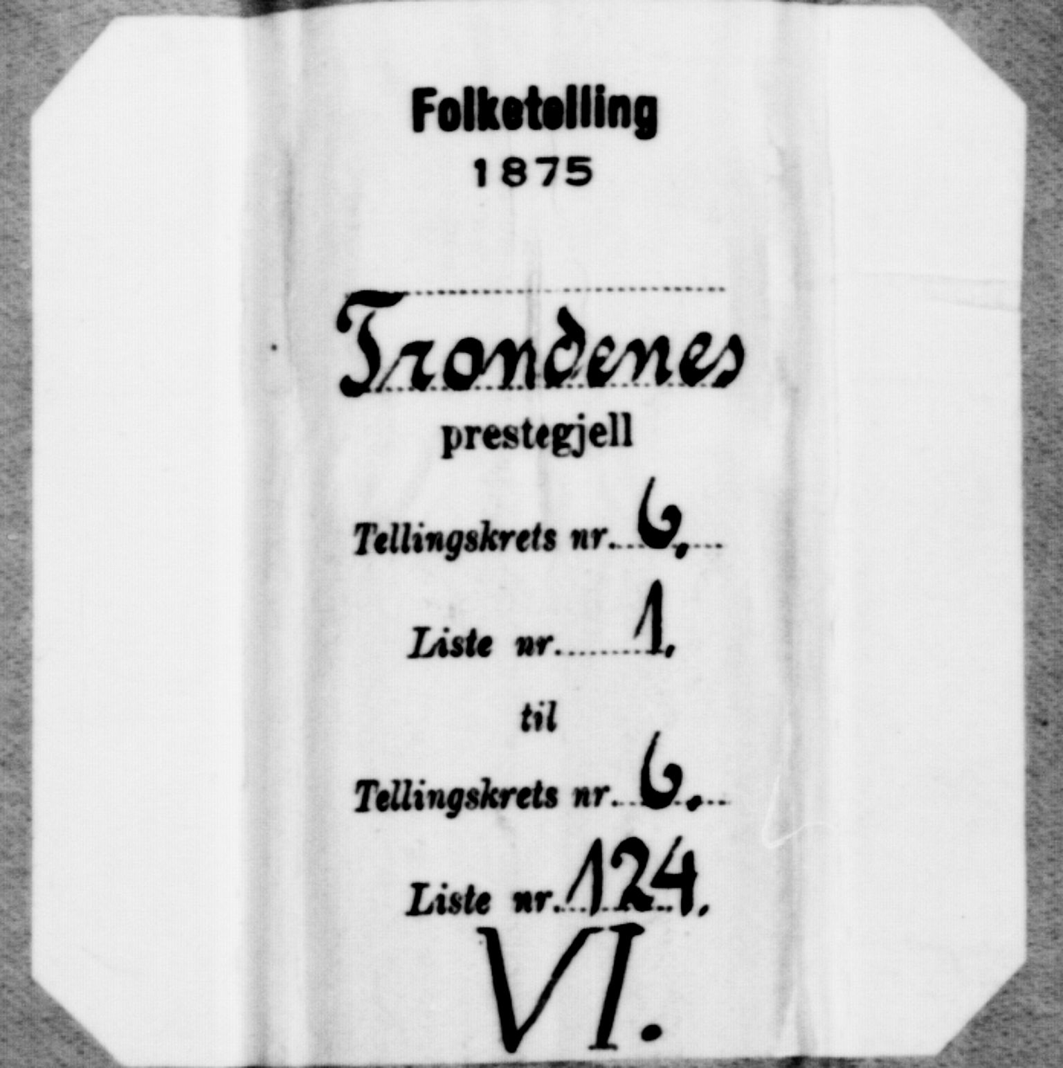 SATØ, 1875 census for 1914P Trondenes, 1875