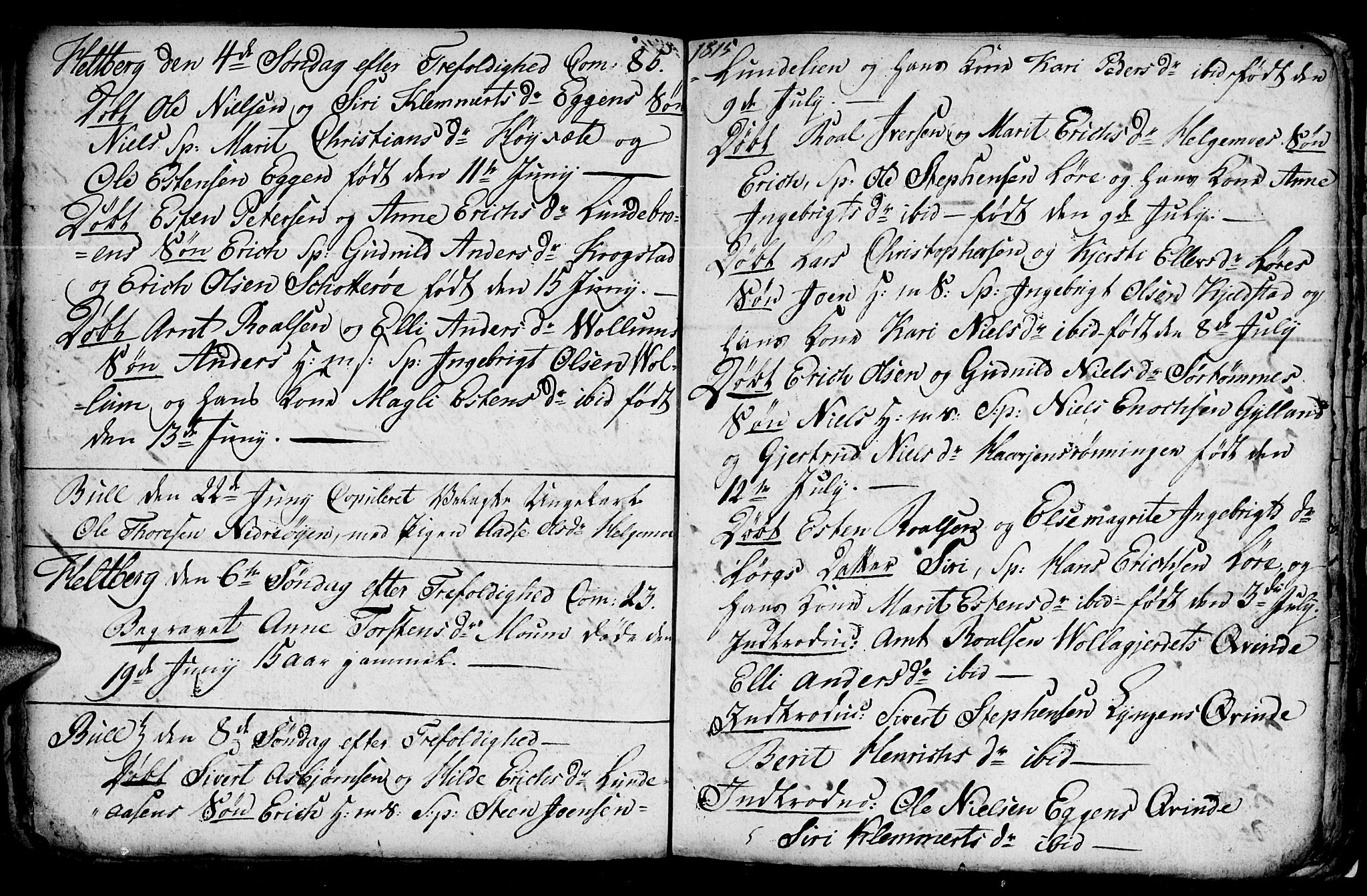 Ministerialprotokoller, klokkerbøker og fødselsregistre - Sør-Trøndelag, AV/SAT-A-1456/692/L1107: Parish register (copy) no. 692C02, 1809-1824