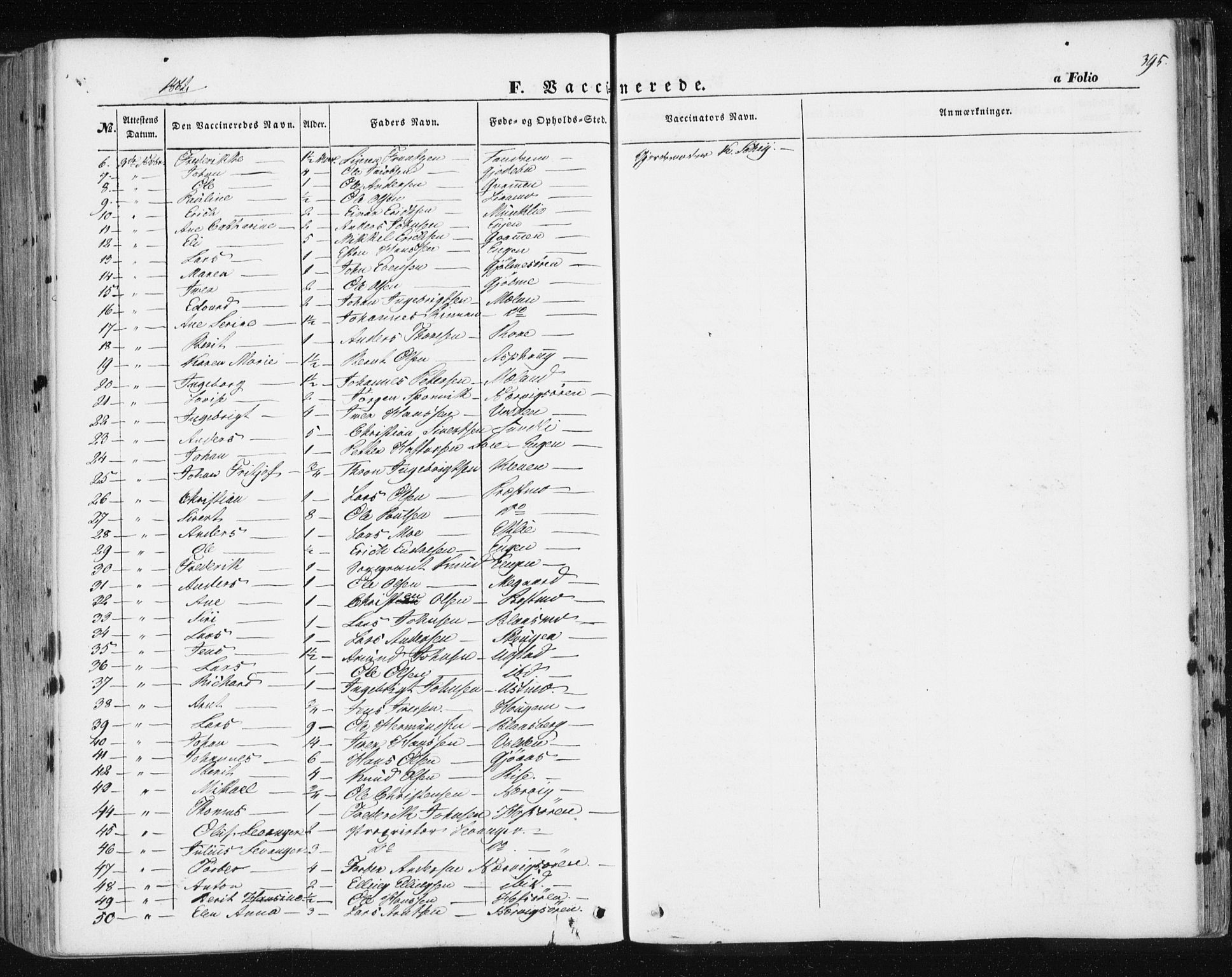 Ministerialprotokoller, klokkerbøker og fødselsregistre - Sør-Trøndelag, SAT/A-1456/668/L0806: Parish register (official) no. 668A06, 1854-1869, p. 395