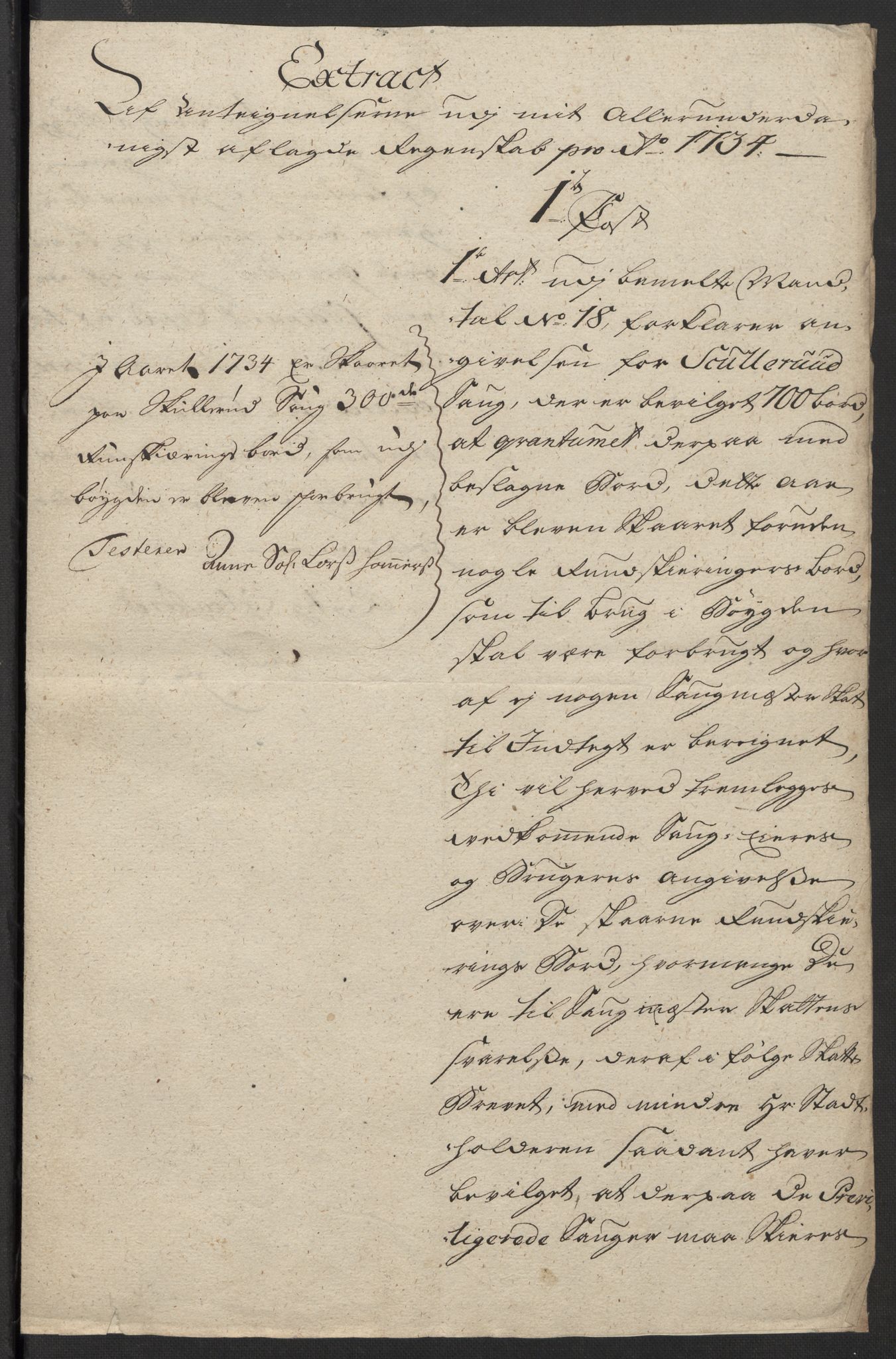 Rentekammeret inntil 1814, Reviderte regnskaper, Fogderegnskap, AV/RA-EA-4092/R10/L0473: Fogderegnskap Aker og Follo, 1734, p. 279