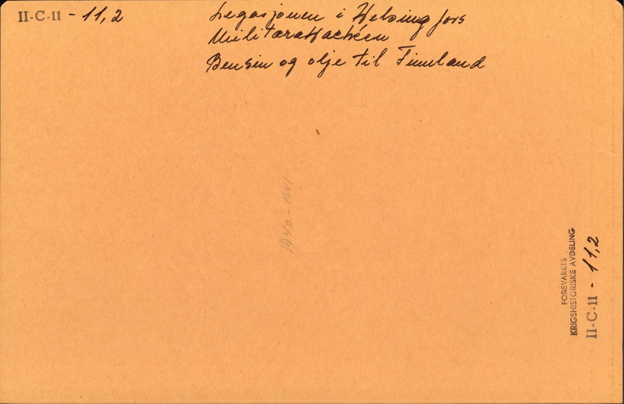 Forsvaret, Forsvarets krigshistoriske avdeling, AV/RA-RAFA-2017/Y/Ya/L0006: II-C-11-11,2 - Utenriksdepartementet.  Legasjonen i Helsingfors., 1940-1946, p. 161