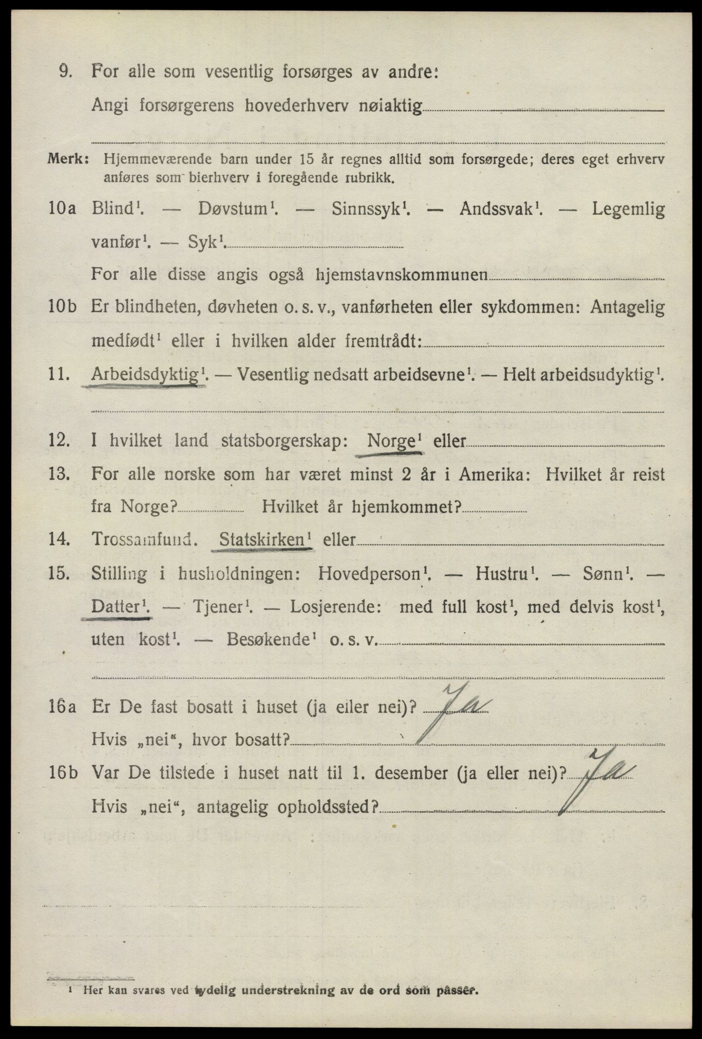 SAO, 1920 census for Nittedal, 1920, p. 4663