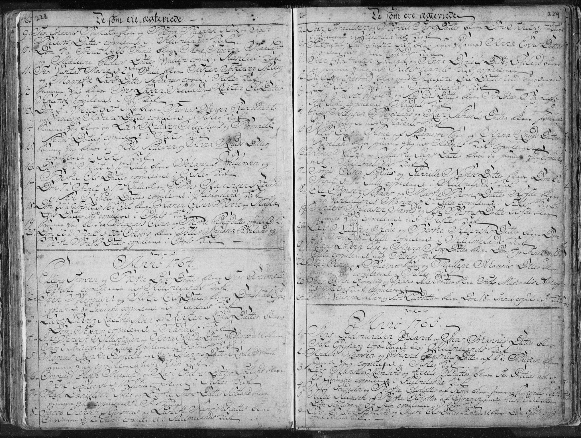 Hjelmeland sokneprestkontor, AV/SAST-A-101843/01/IV/L0001: Parish register (official) no. A 1, 1760-1799, p. 228-229