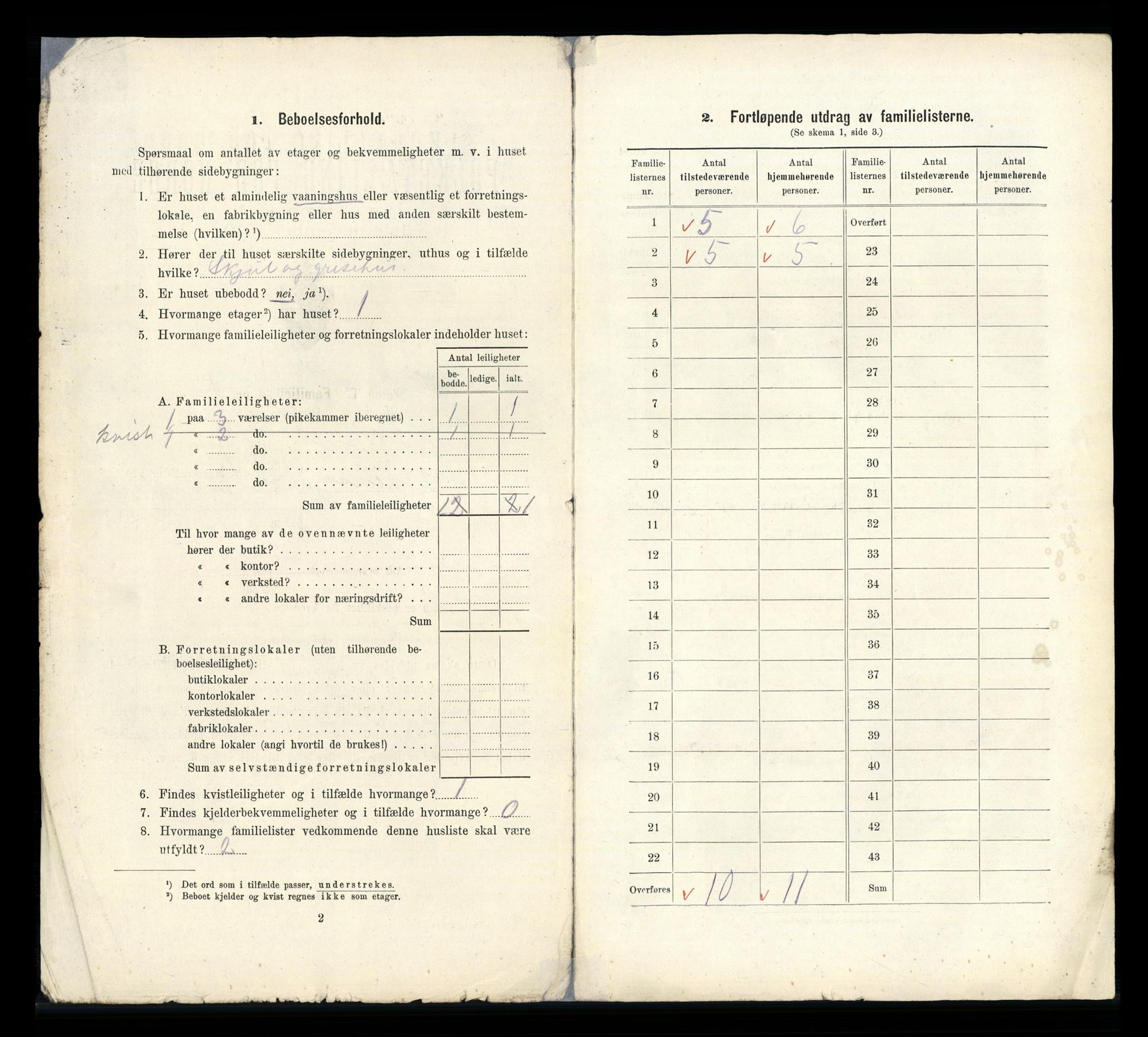 RA, 1910 census for Skien, 1910, p. 4369