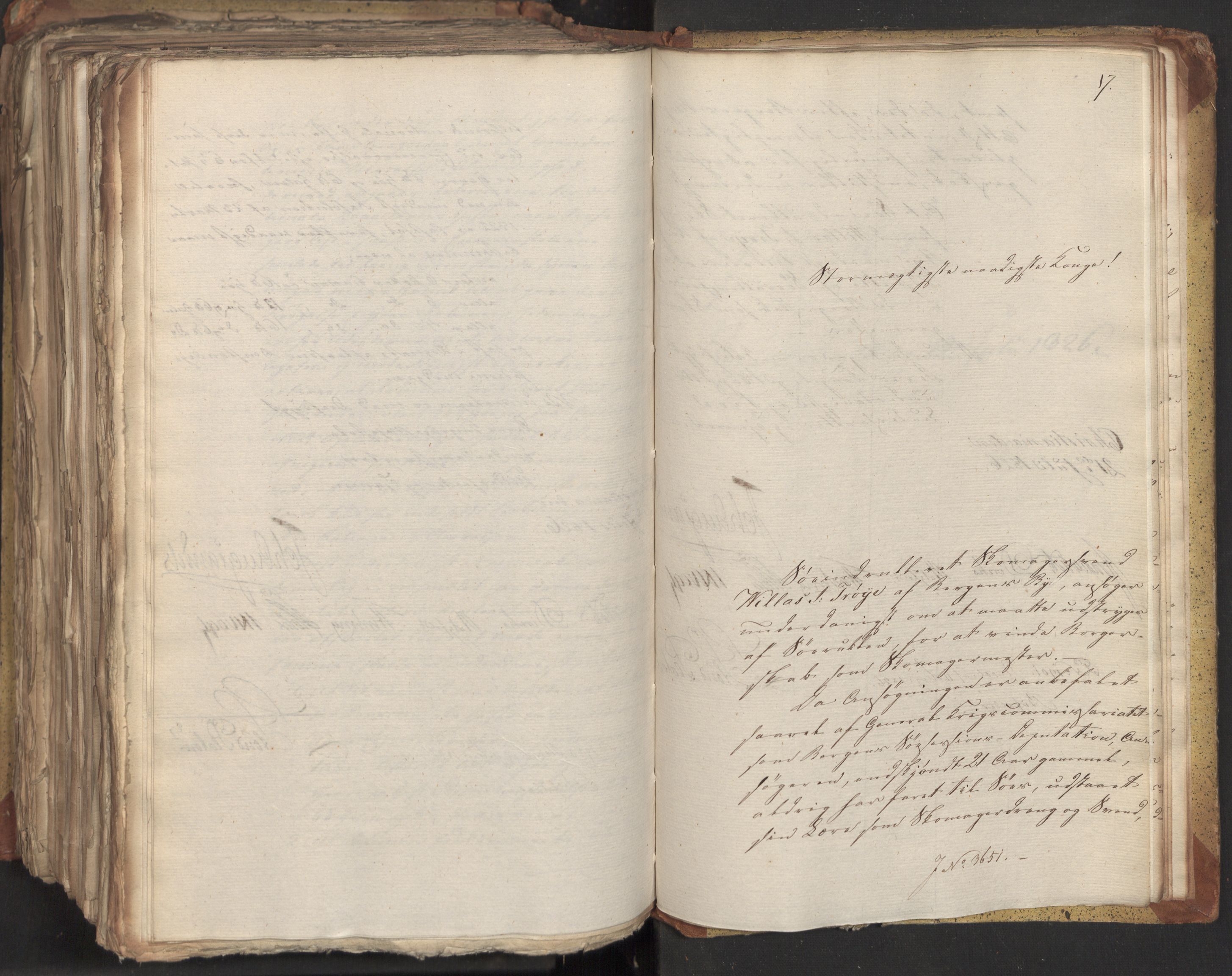 Statsrådsavdelingen i Stockholm, AV/RA-S-1003/D/Da/L0047: Regjeringsinnstillinger nr. 3501-3659, 1826, p. 475