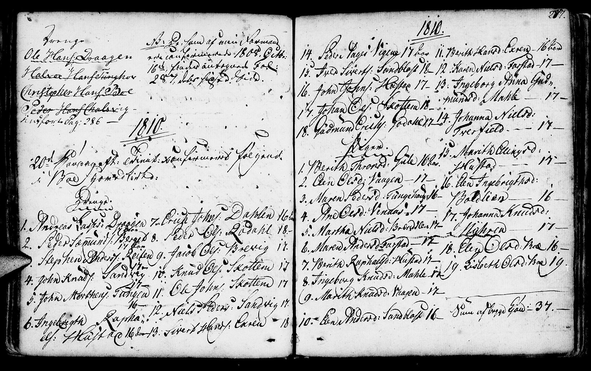 Ministerialprotokoller, klokkerbøker og fødselsregistre - Møre og Romsdal, SAT/A-1454/566/L0761: Parish register (official) no. 566A02 /1, 1767-1817, p. 287