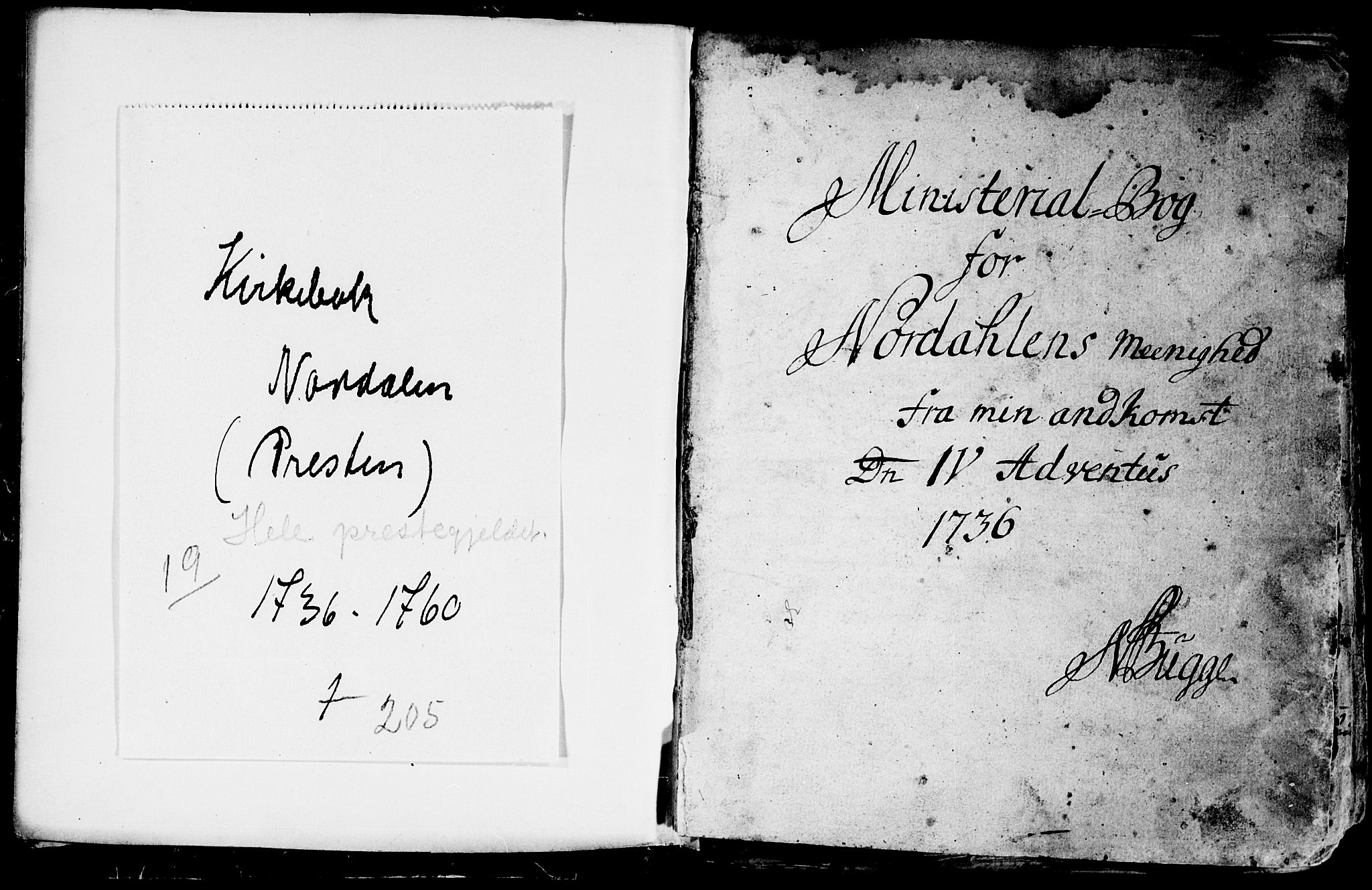 Ministerialprotokoller, klokkerbøker og fødselsregistre - Møre og Romsdal, AV/SAT-A-1454/519/L0241: Parish register (official) no. 519A01 /2, 1736-1760