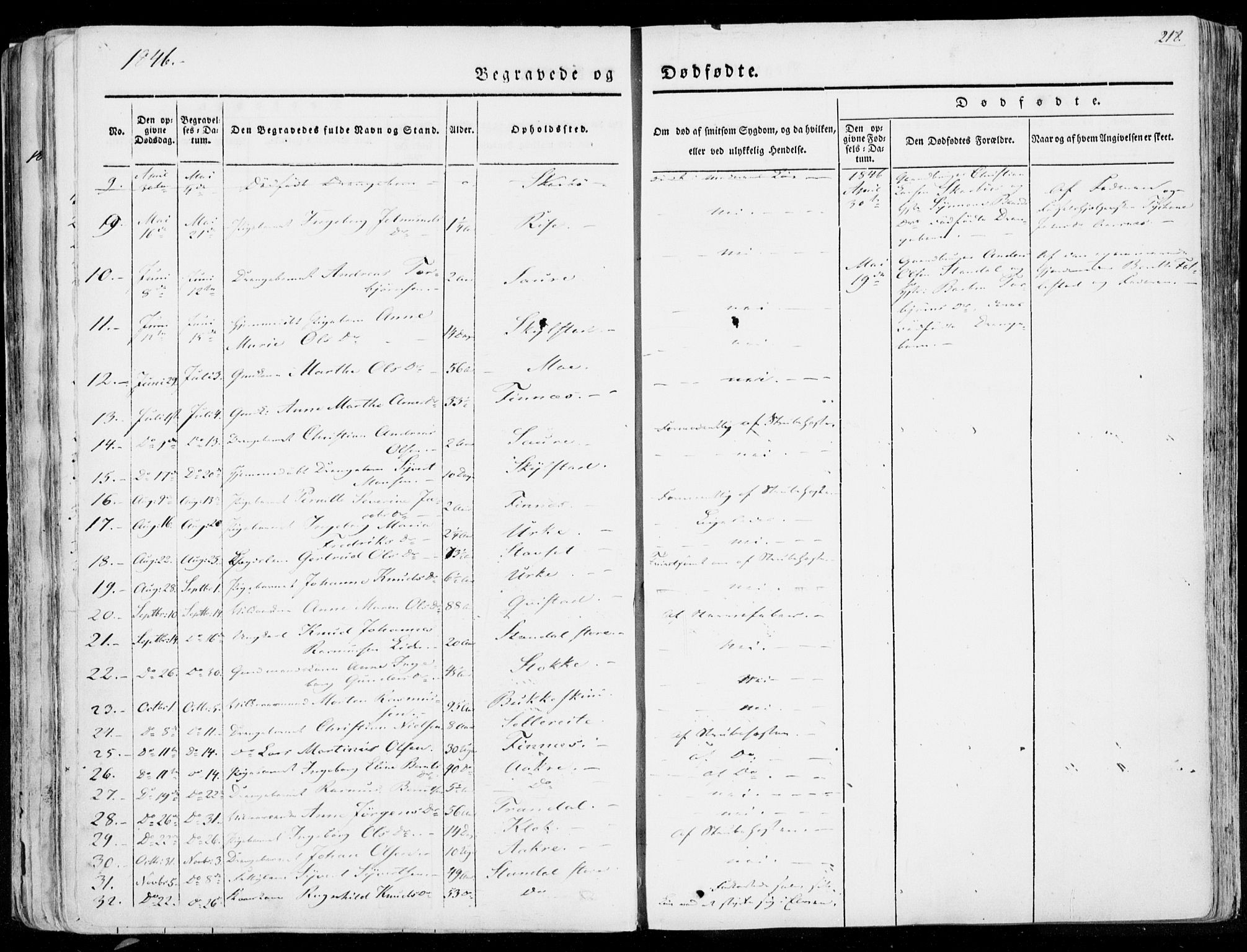 Ministerialprotokoller, klokkerbøker og fødselsregistre - Møre og Romsdal, AV/SAT-A-1454/515/L0208: Parish register (official) no. 515A04, 1830-1846, p. 218