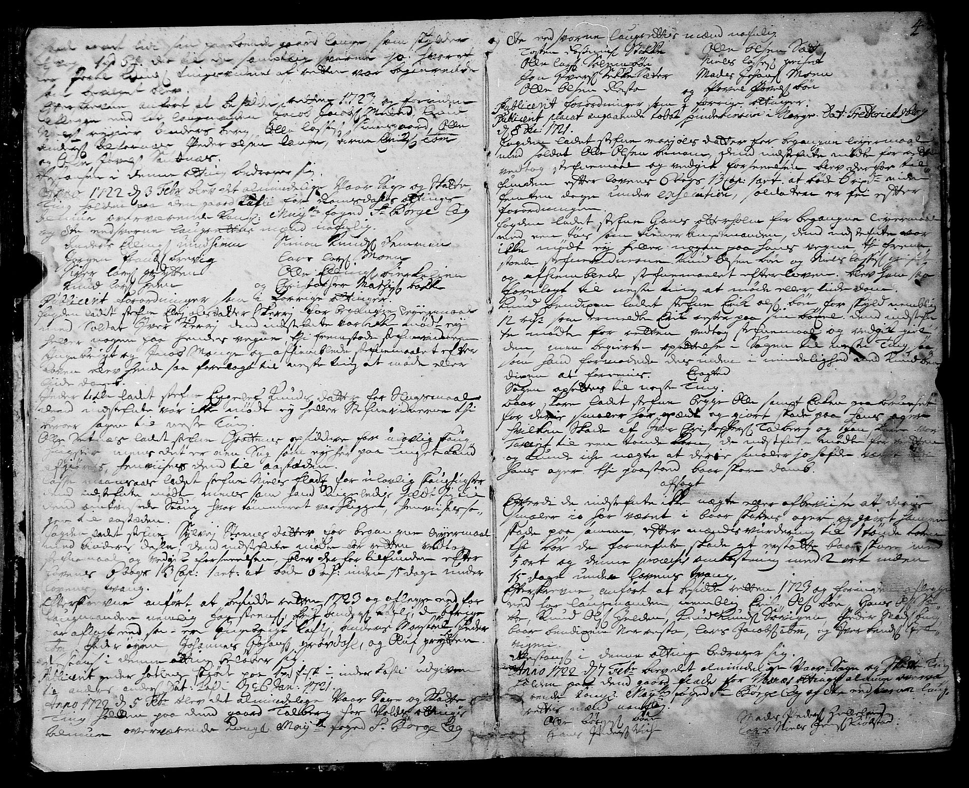 Romsdal sorenskriveri, SAT/A-4149/1/1/1A/L0009: Tingbok, 1722-1728, p. 3b-4a