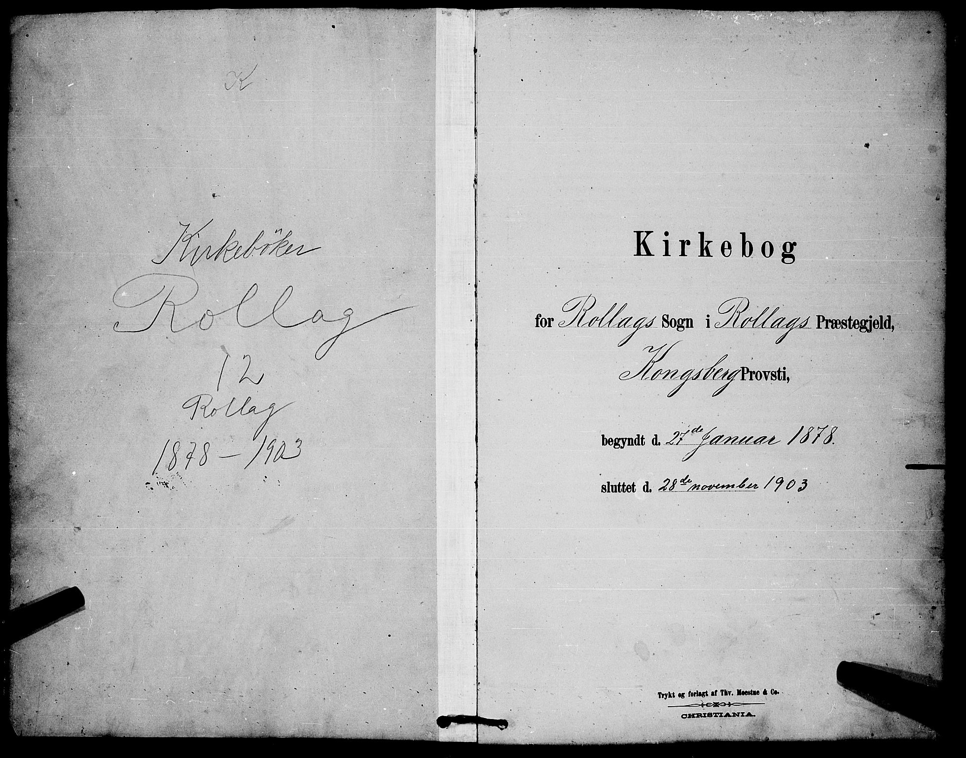 Rollag kirkebøker, SAKO/A-240/G/Ga/L0004: Parish register (copy) no. I 4, 1878-1903