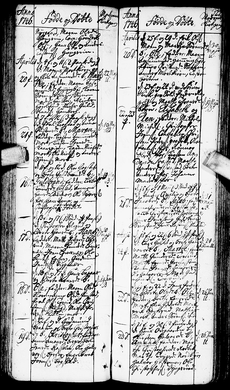 Aurskog prestekontor Kirkebøker, AV/SAO-A-10304a/F/Fa/L0002: Parish register (official) no. I 2, 1735-1766, p. 127