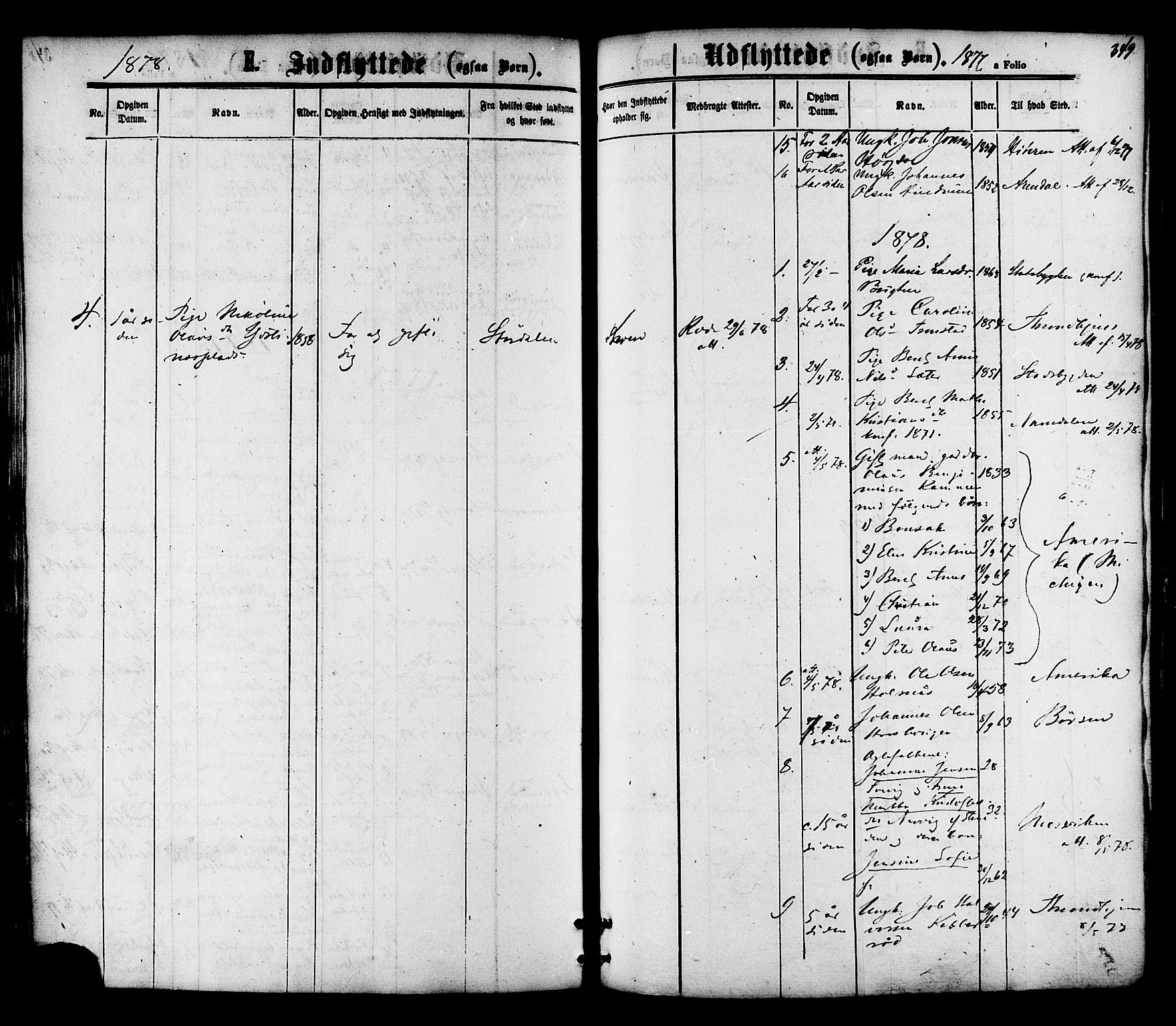 Ministerialprotokoller, klokkerbøker og fødselsregistre - Nord-Trøndelag, AV/SAT-A-1458/701/L0009: Parish register (official) no. 701A09 /1, 1864-1882, p. 349