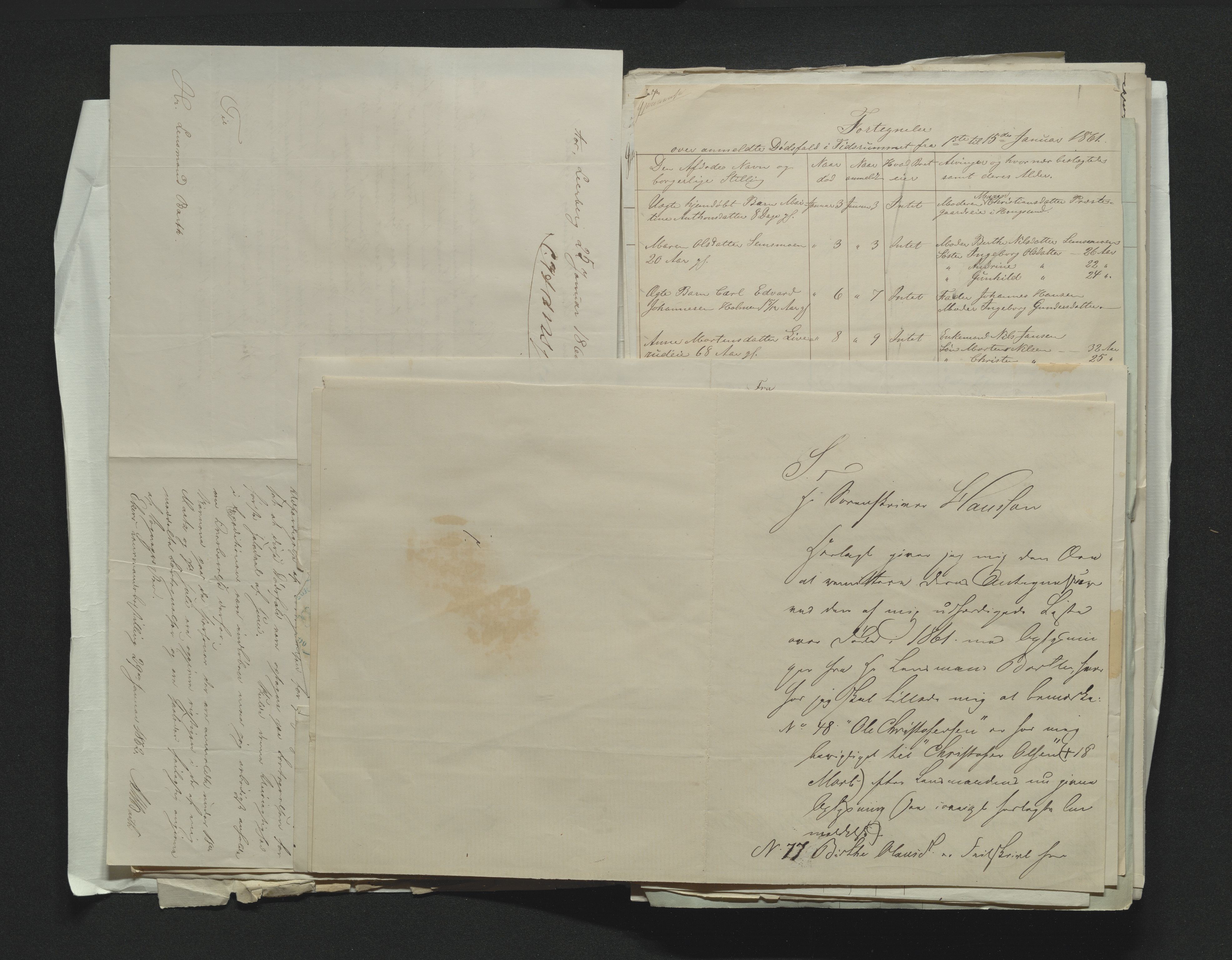 Eiker, Modum og Sigdal sorenskriveri, AV/SAKO-A-123/H/Ha/Hab/L0010: Dødsfallsmeldinger, 1858-1861, p. 401
