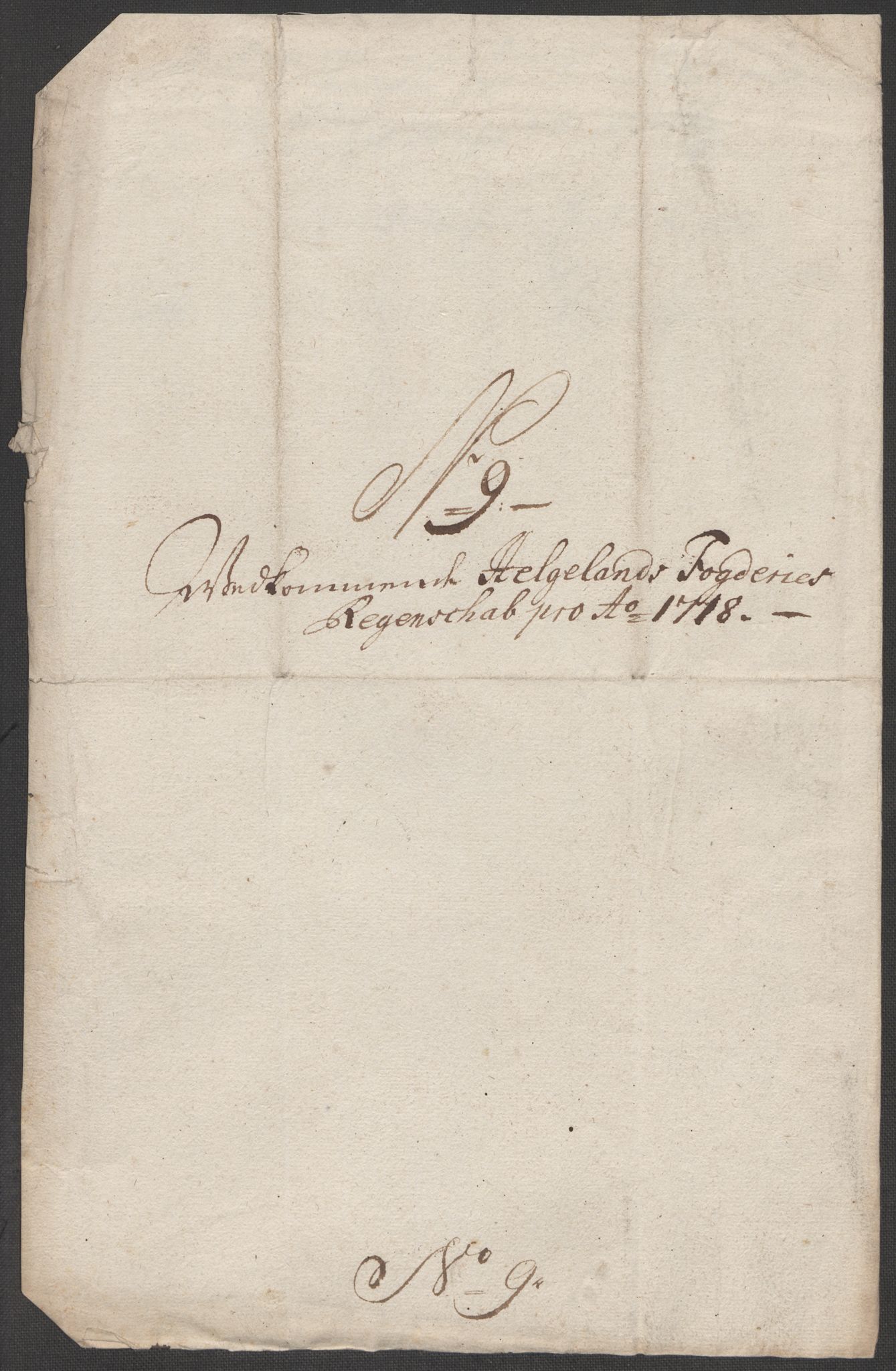 Rentekammeret inntil 1814, Reviderte regnskaper, Fogderegnskap, RA/EA-4092/R65/L4516: Fogderegnskap Helgeland, 1718, p. 131