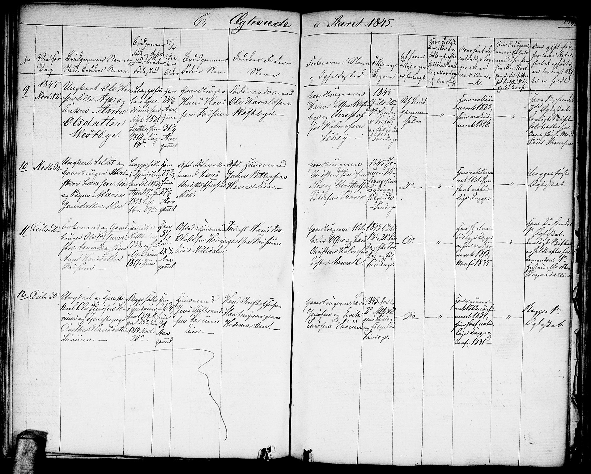 Gjerdrum prestekontor Kirkebøker, SAO/A-10412b/G/Ga/L0002: Parish register (copy) no. I 2, 1836-1850, p. 179
