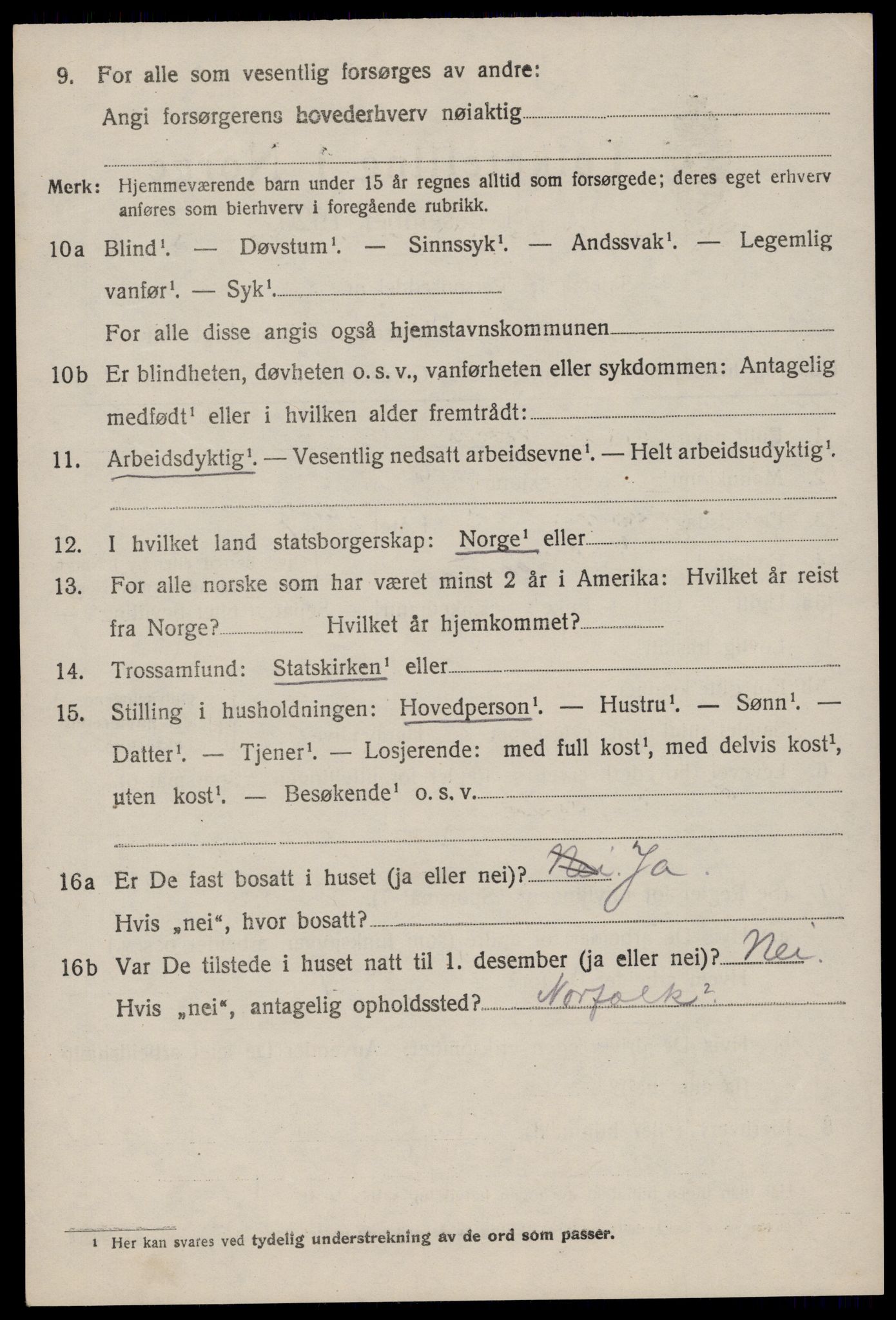 SAST, 1920 census for Skåre, 1920, p. 6841