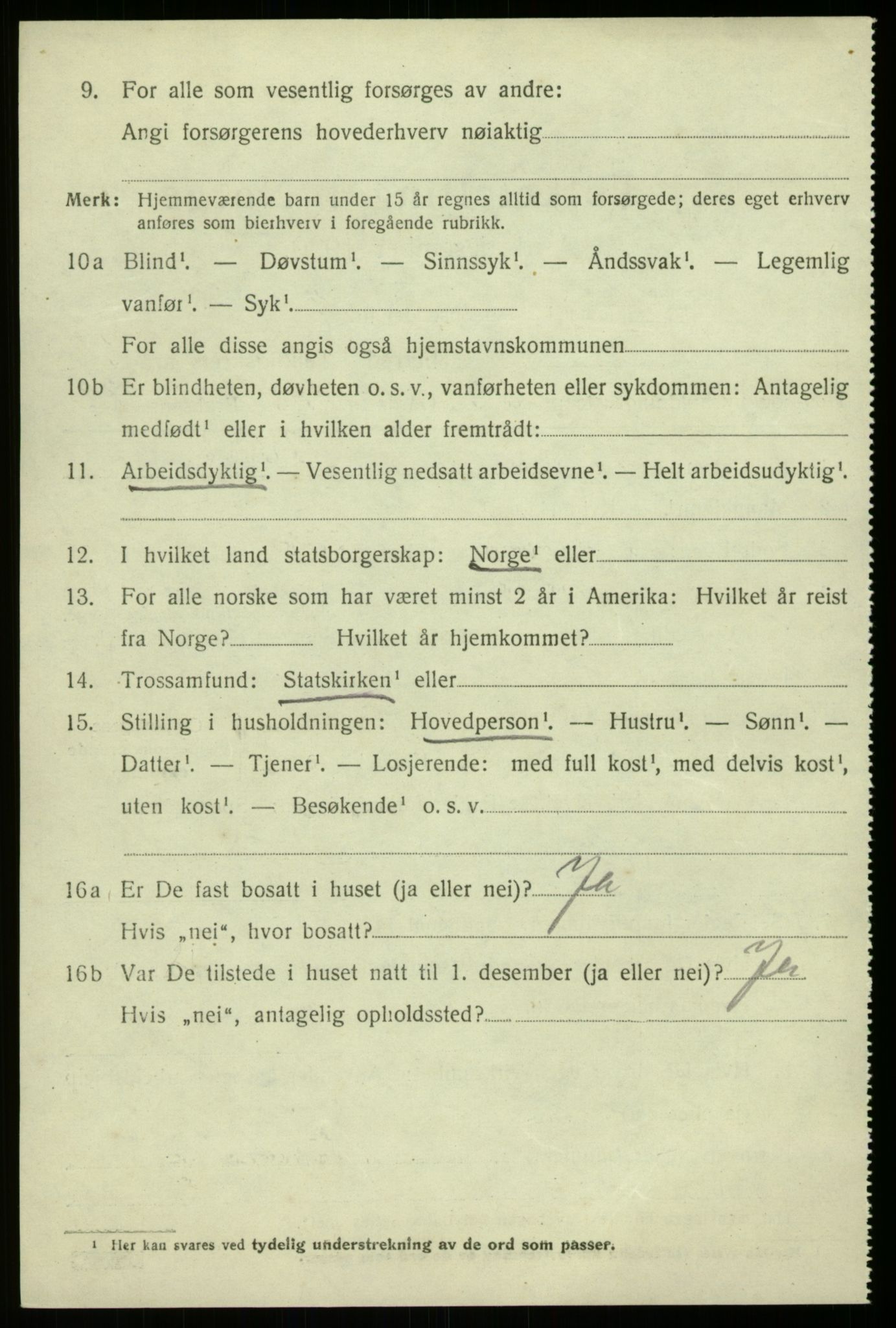 SAB, 1920 census for Fana, 1920, p. 8108