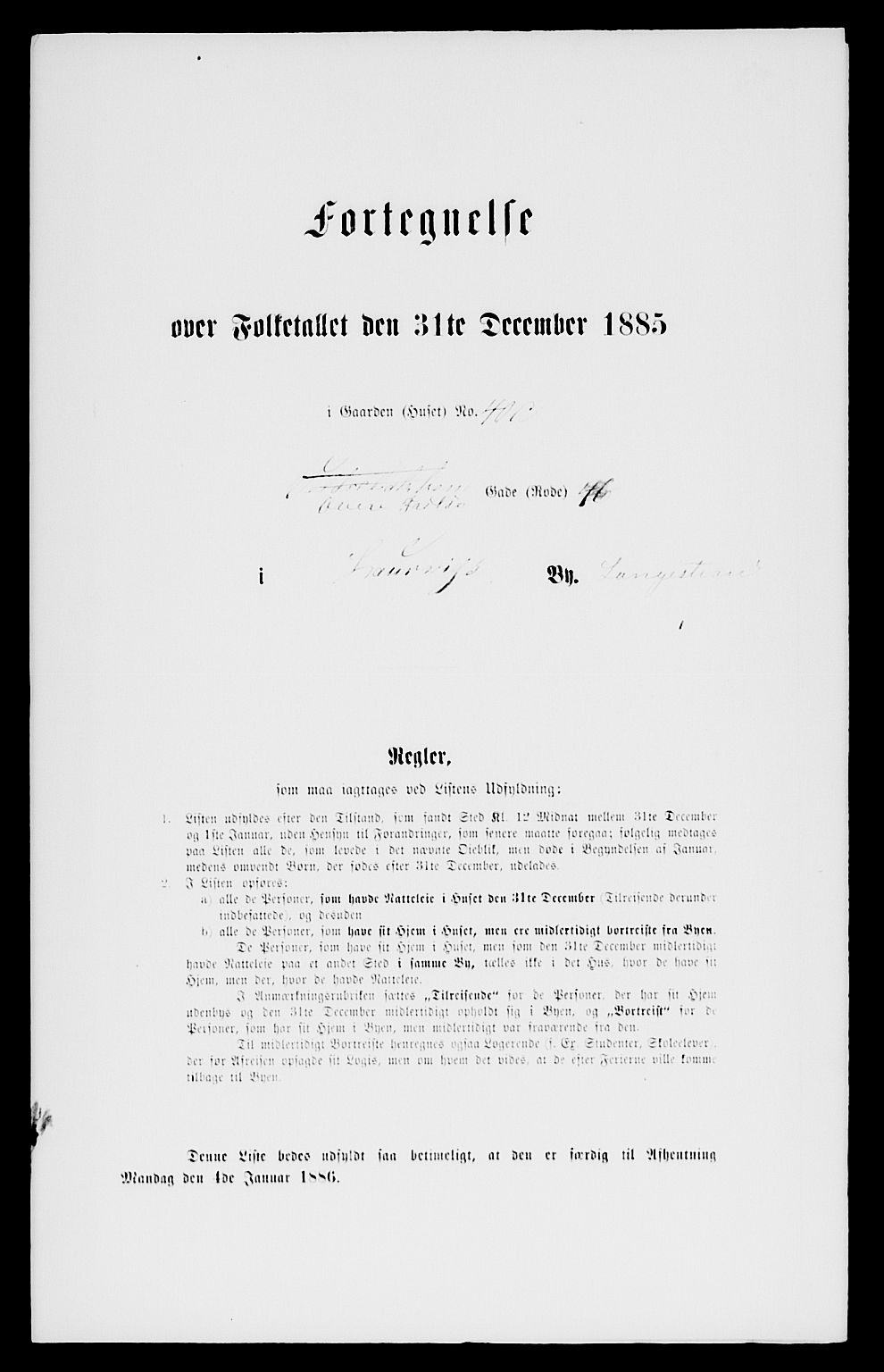 SAKO, 1885 census for 0707 Larvik, 1885, p. 1894