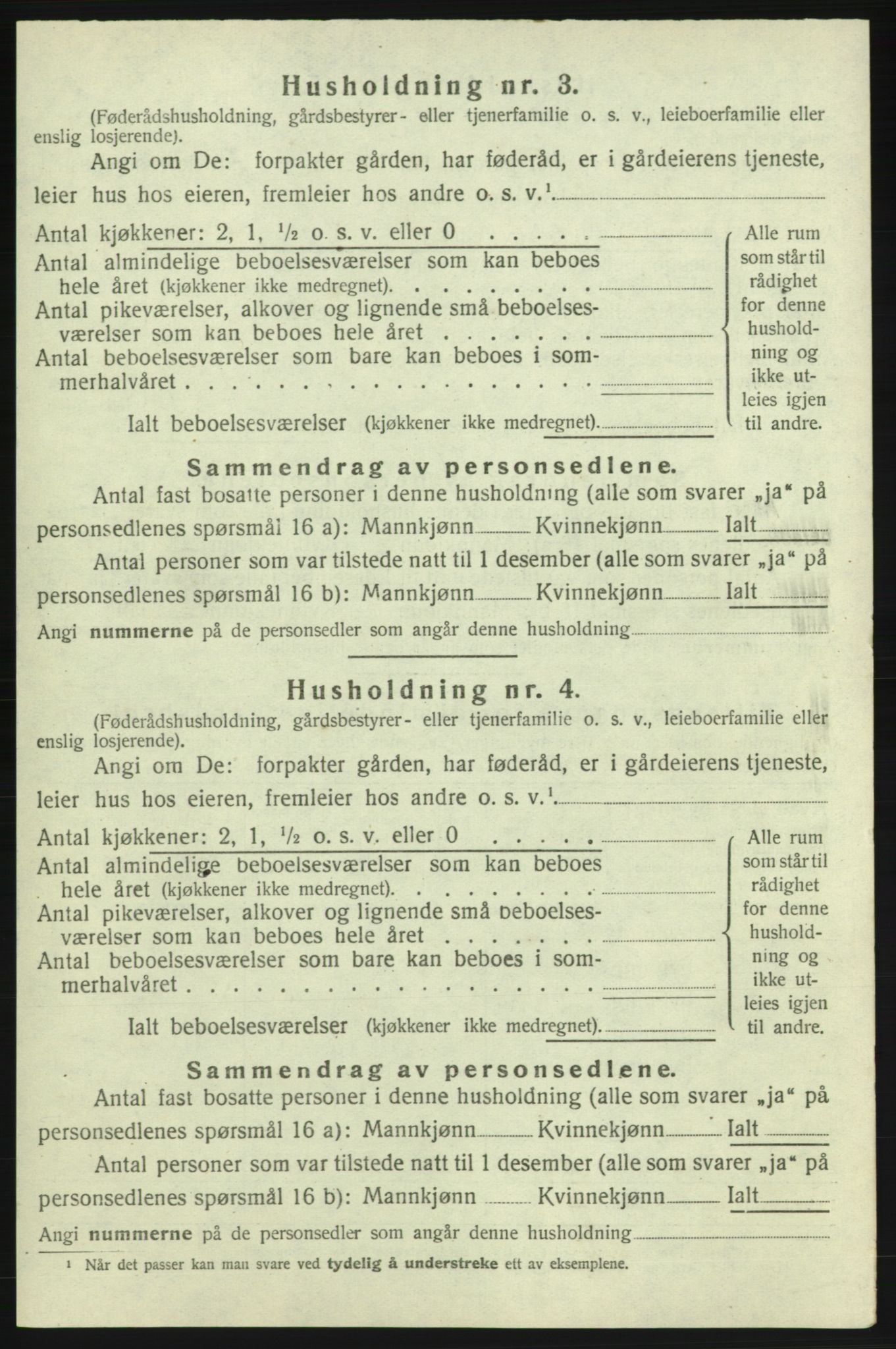 SAB, 1920 census for Skånevik, 1920, p. 1242