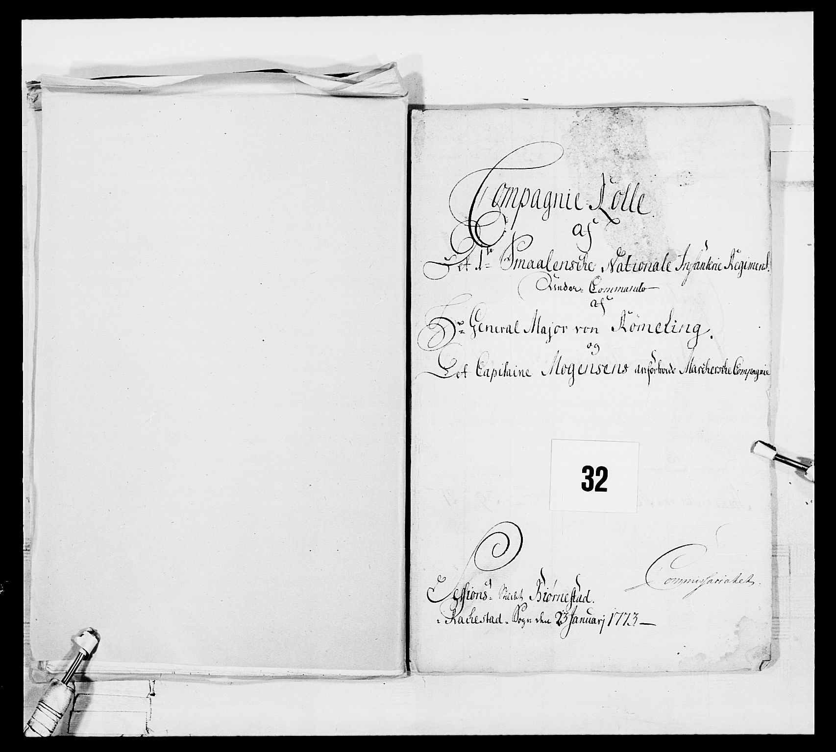 Generalitets- og kommissariatskollegiet, Det kongelige norske kommissariatskollegium, AV/RA-EA-5420/E/Eh/L0051: 1. Smålenske nasjonale infanteriregiment, 1759-1773, p. 164