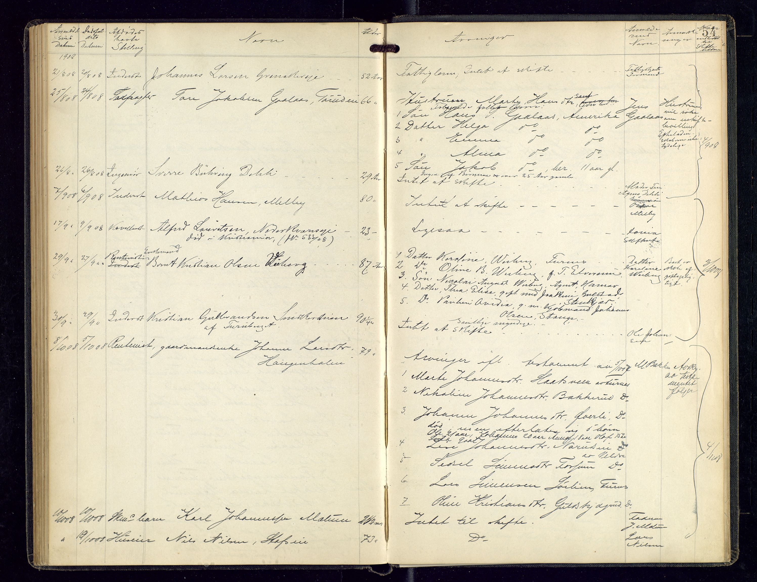 Brumunddal lensmannskontor, AV/SAH-LHR-012/H/Ha/L0001/0001: Dødsfallsprotokoller / Dødsfallsprotokoll, 1895-1913, p. 54