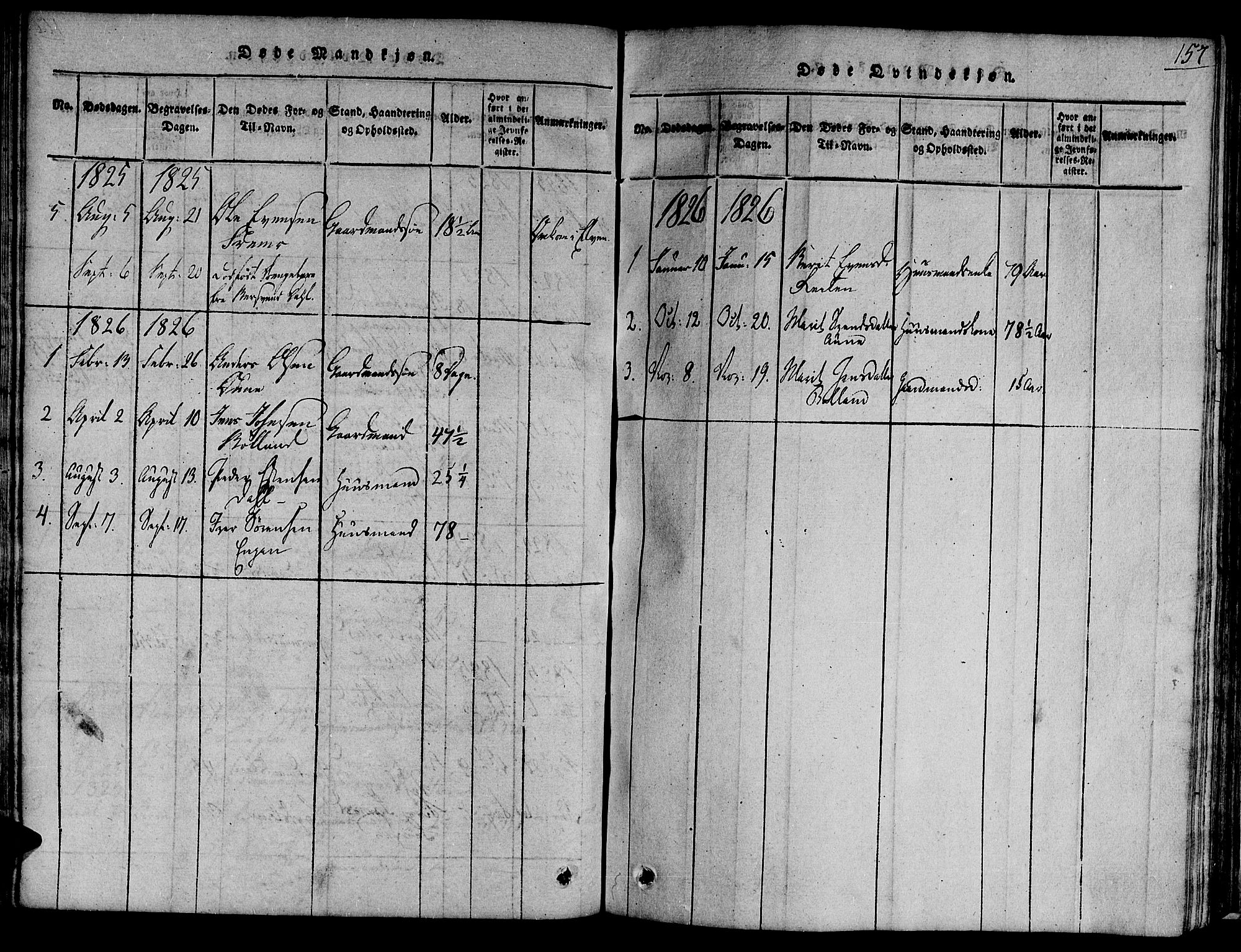 Ministerialprotokoller, klokkerbøker og fødselsregistre - Sør-Trøndelag, SAT/A-1456/691/L1066: Parish register (official) no. 691A03 /2, 1816-1826, p. 157