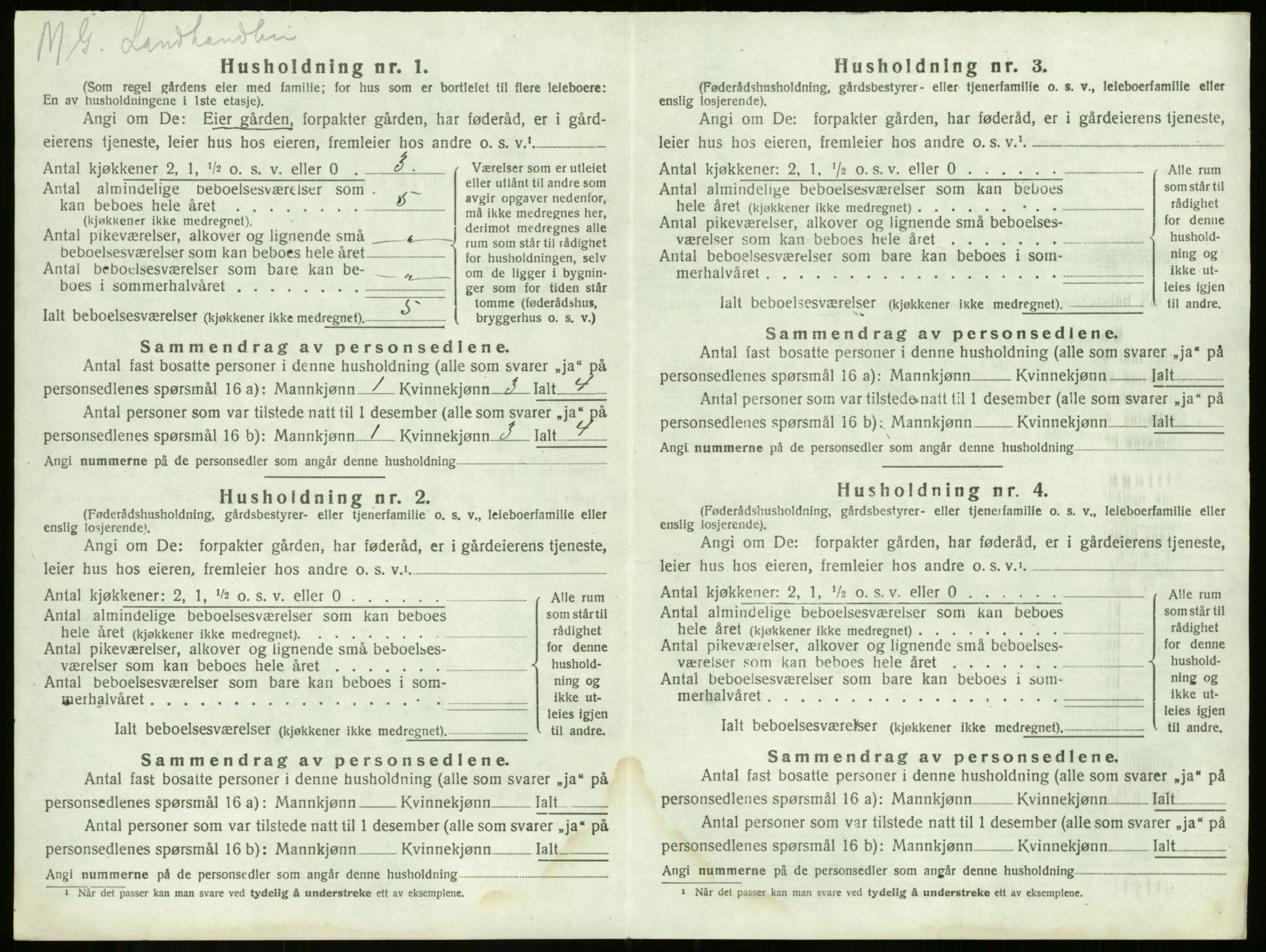 SAKO, 1920 census for Våle, 1920, p. 744