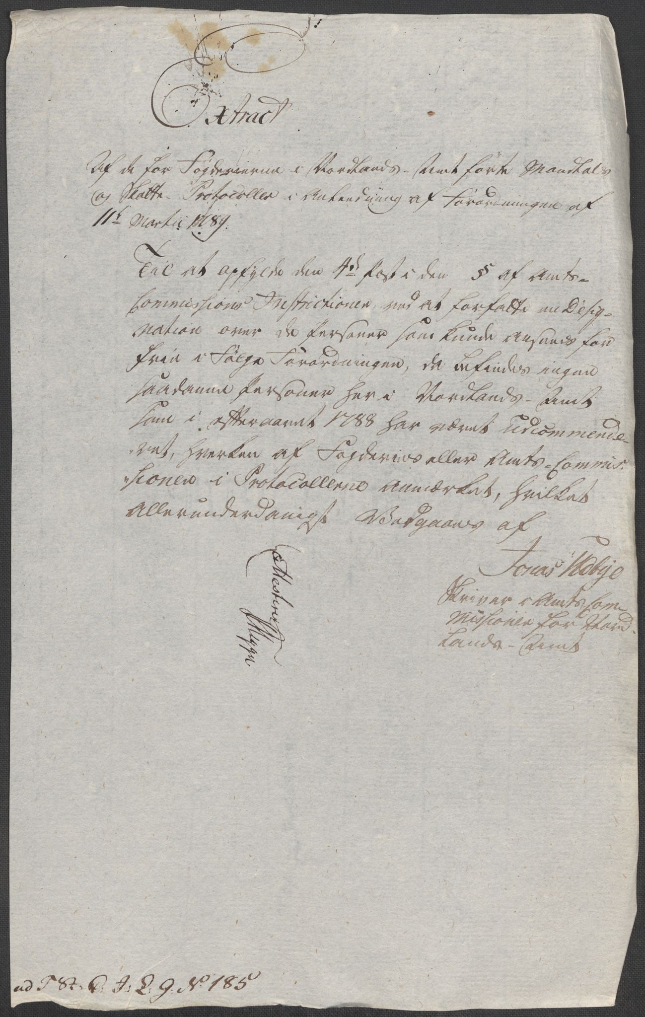 Rentekammeret inntil 1814, Reviderte regnskaper, Mindre regnskaper, AV/RA-EA-4068/Rf/Rfe/L0014: Helgeland fogderi, 1789, p. 199