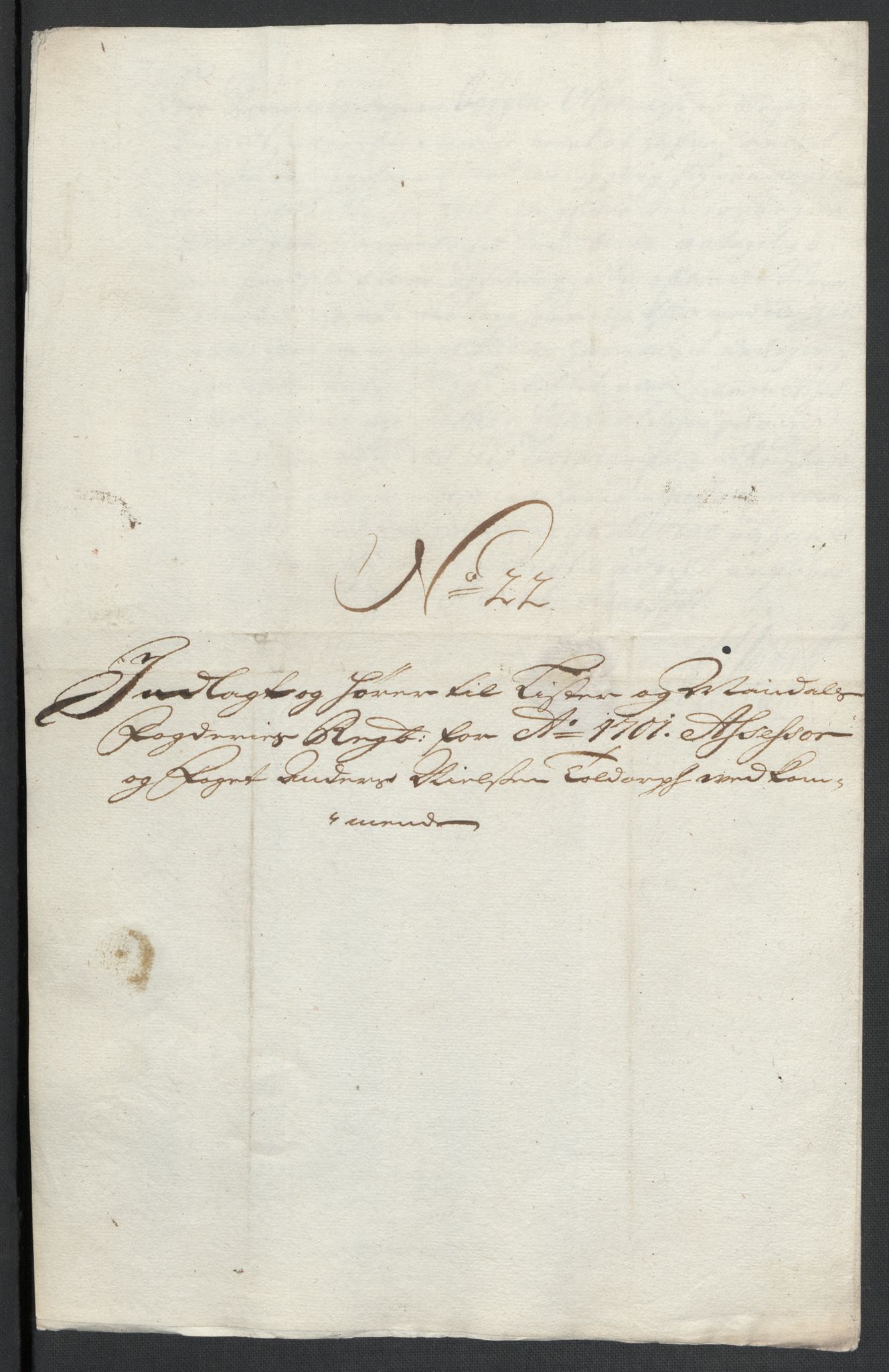 Rentekammeret inntil 1814, Reviderte regnskaper, Fogderegnskap, AV/RA-EA-4092/R43/L2549: Fogderegnskap Lista og Mandal, 1701-1702, p. 168