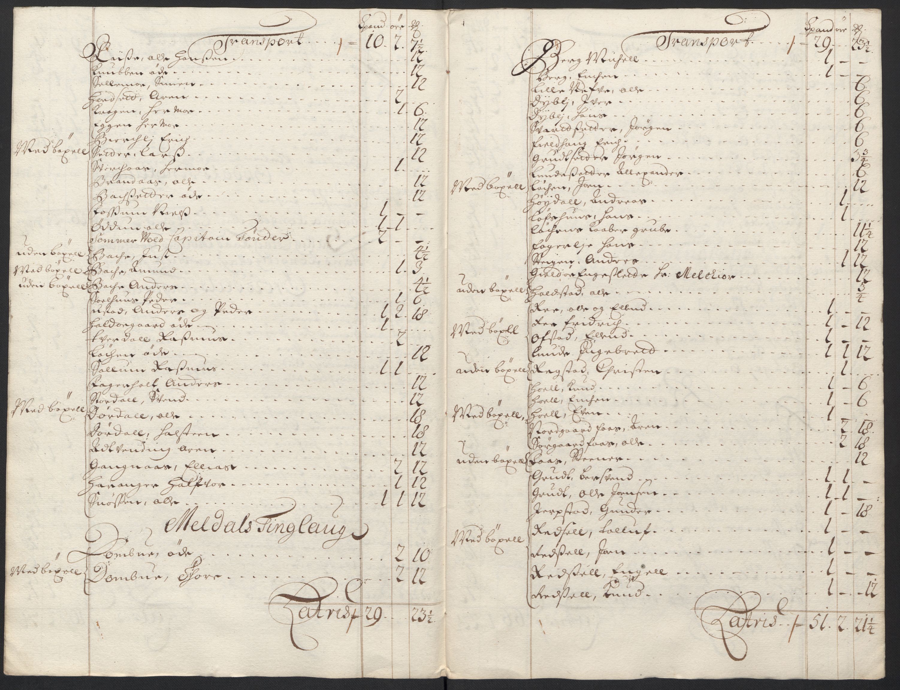 Rentekammeret inntil 1814, Reviderte regnskaper, Fogderegnskap, AV/RA-EA-4092/R60/L3950: Fogderegnskap Orkdal og Gauldal, 1700, p. 136