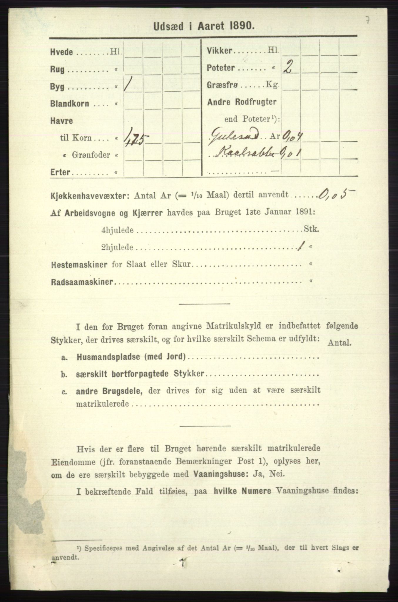 RA, 1891 census for 0728 Lardal, 1891, p. 4020